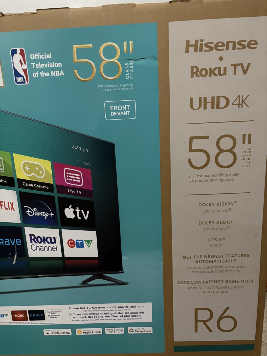 Hisense Roku TV UHD 4K 58 inch - photo 2