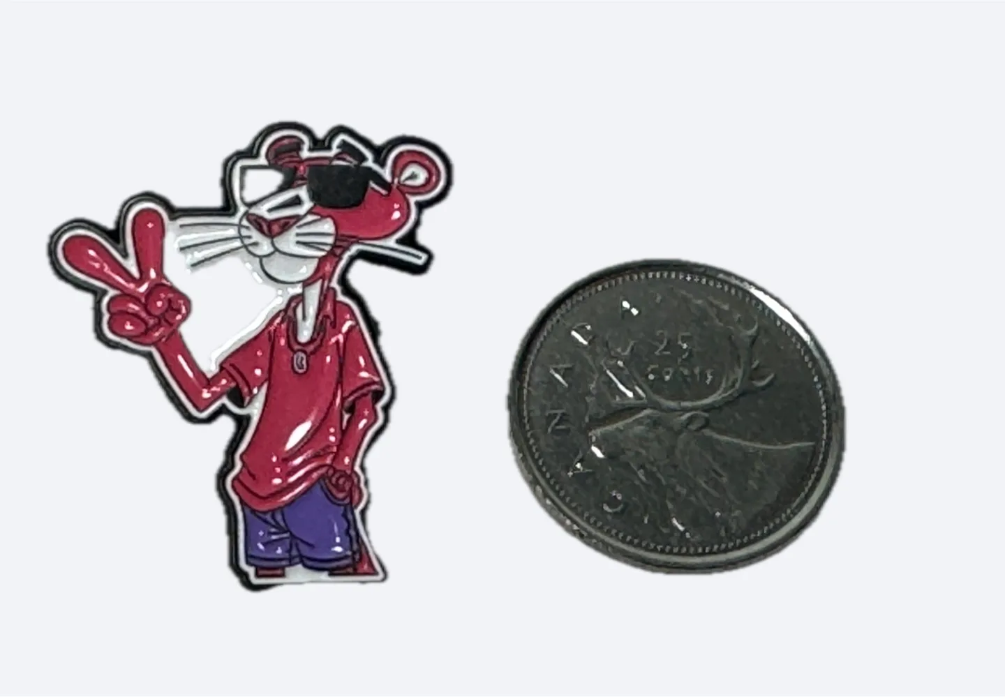 NEW Pink Panther Enamel Pin thumbnail