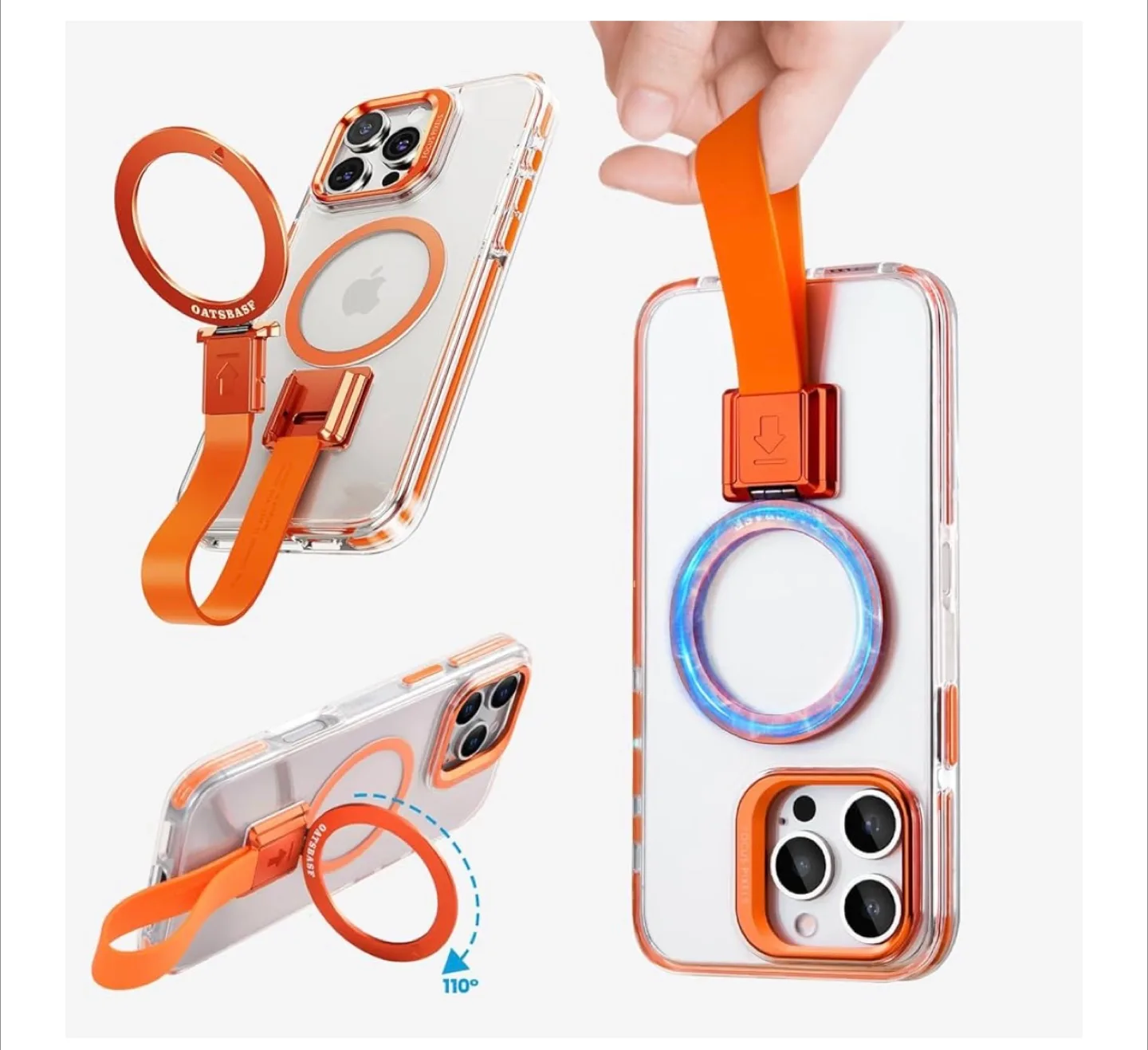 Tech 21 Evosparkle iPhone 16 plus Case - Orange image indicator(8)