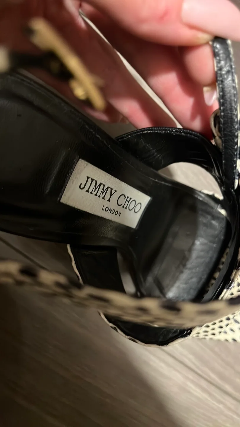 Jimmy Choo Trapeze 100 Heels - Size 35.5 image indicator(2)