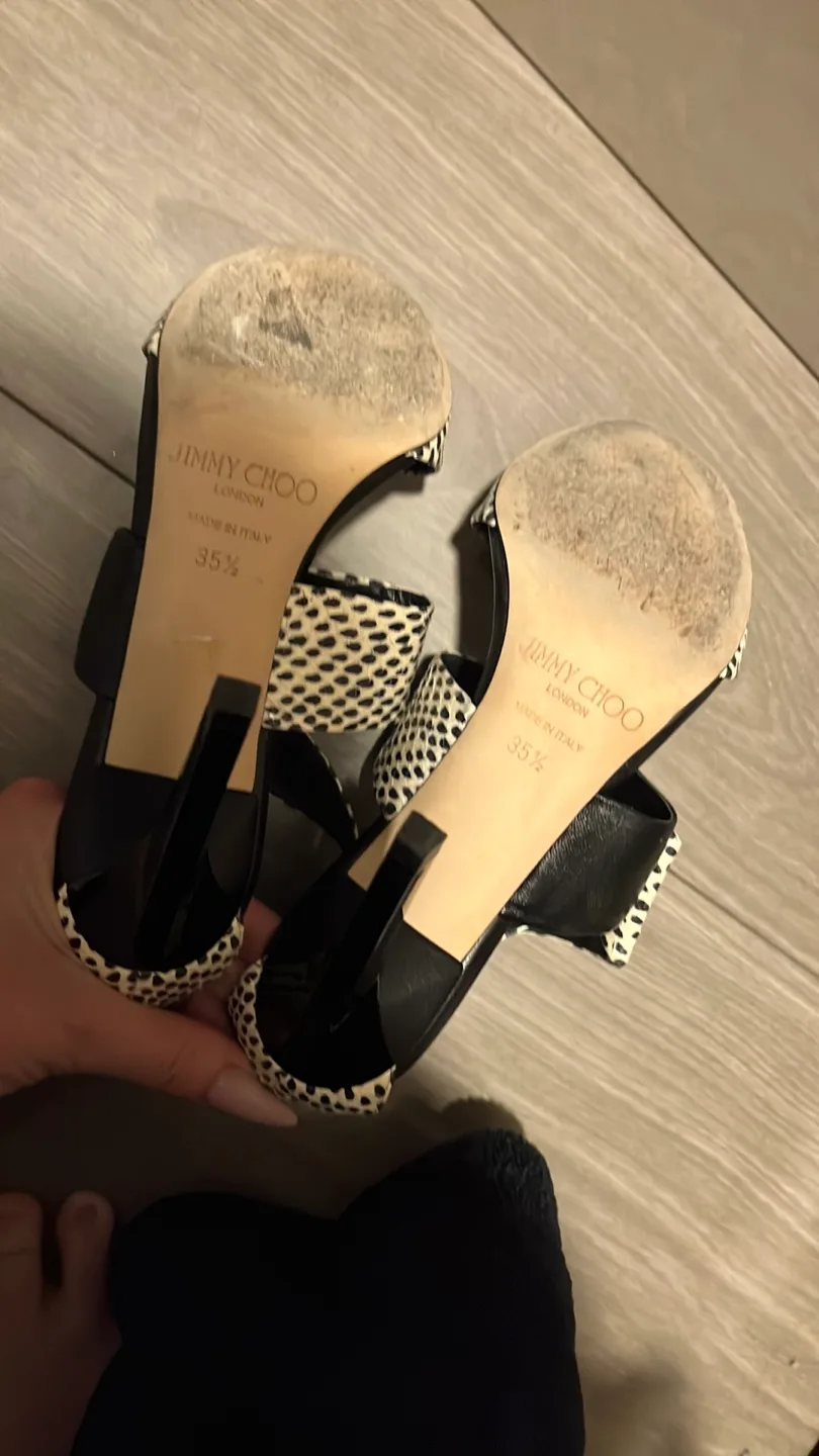 Jimmy Choo Trapeze 100 Heels - Size 35.5 image indicator(3)