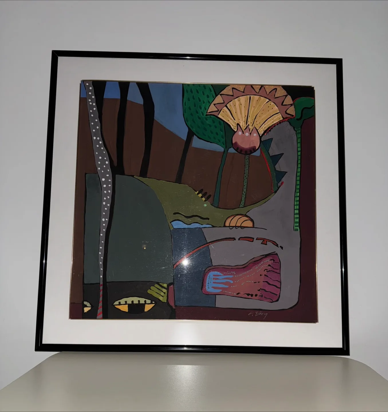 Framed Abstract Painting image indicator(4)