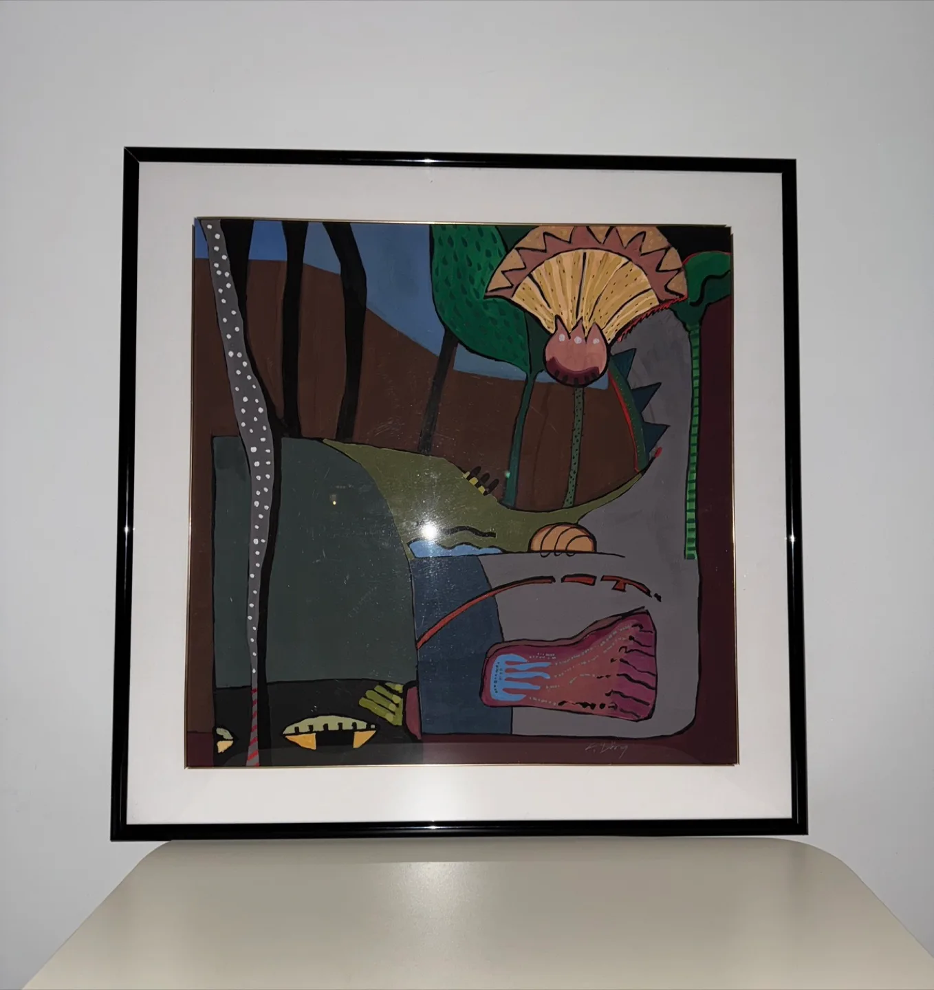 Framed Abstract Painting image indicator(5)
