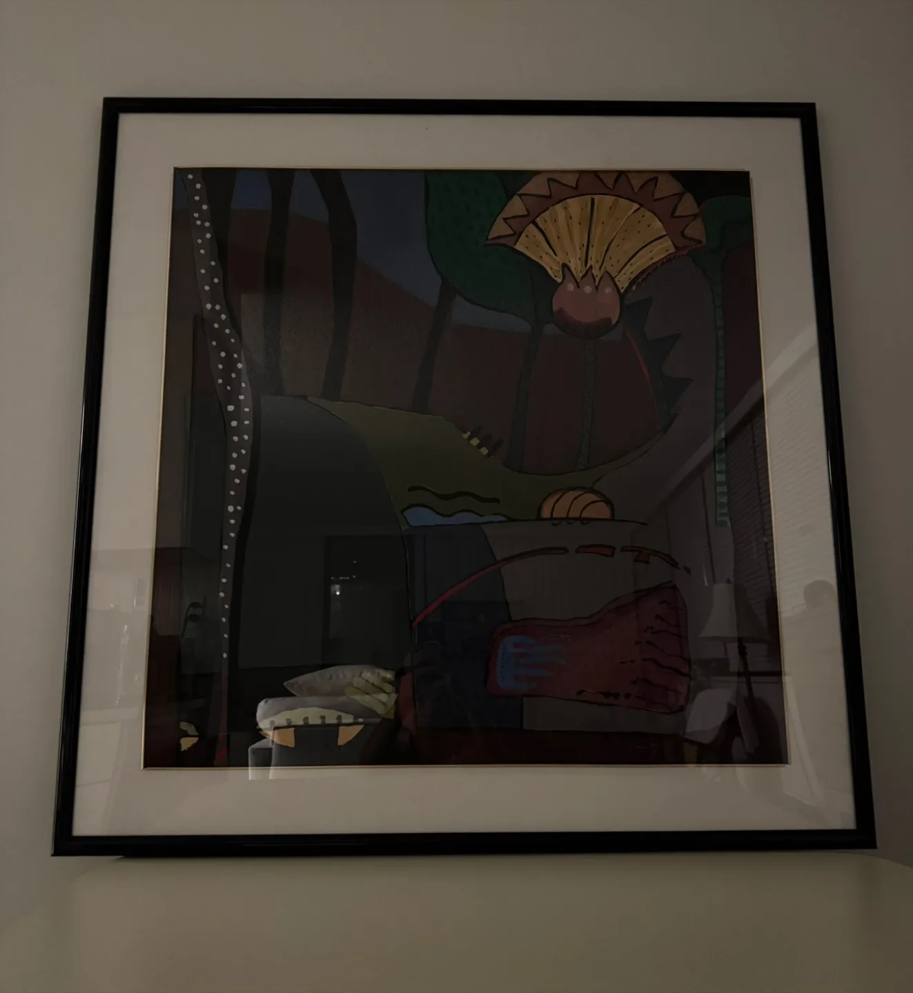 Framed Abstract Painting image indicator(3)