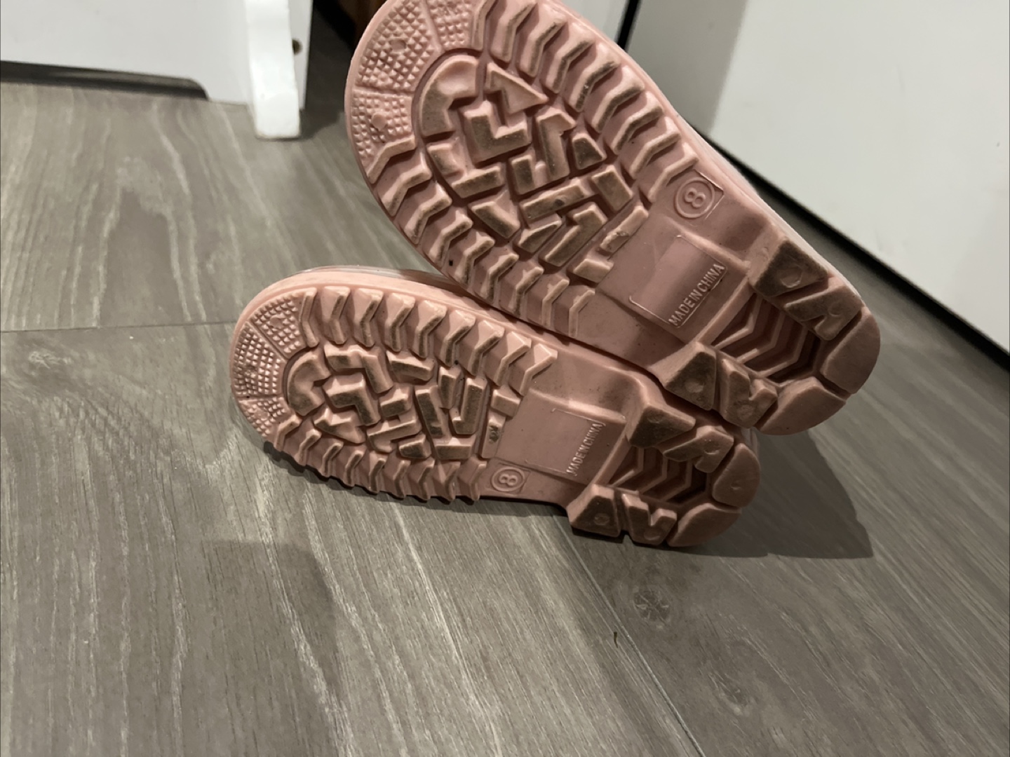 Pink Rain Boots - Size 8 - photo 2