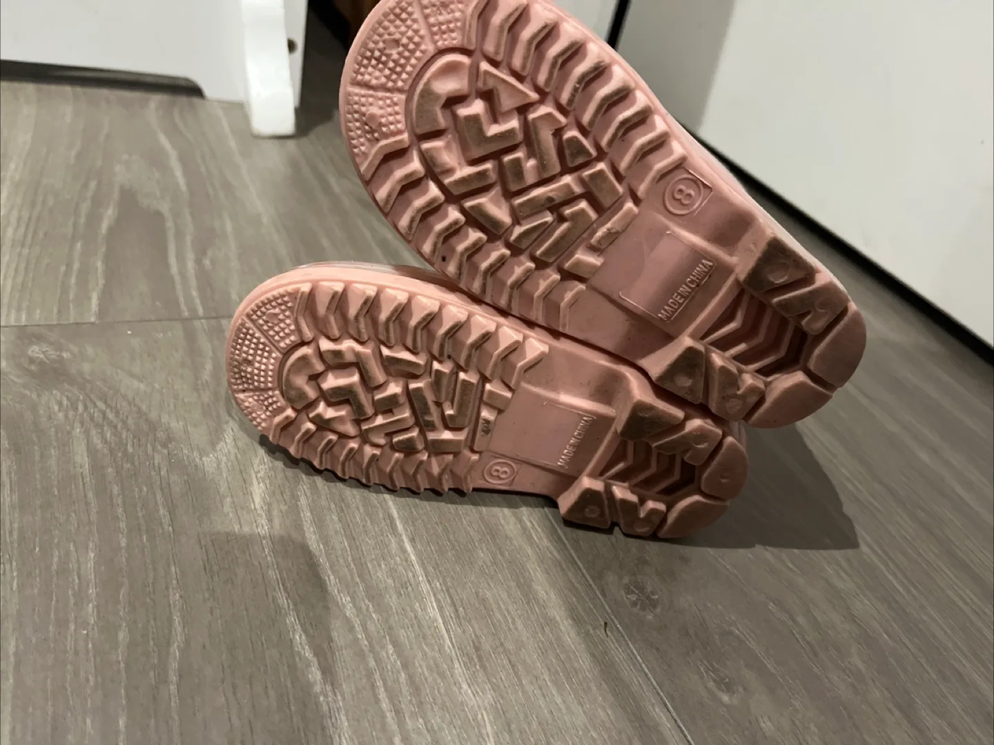 Pink Rain Boots - Size 8 image indicator(2)