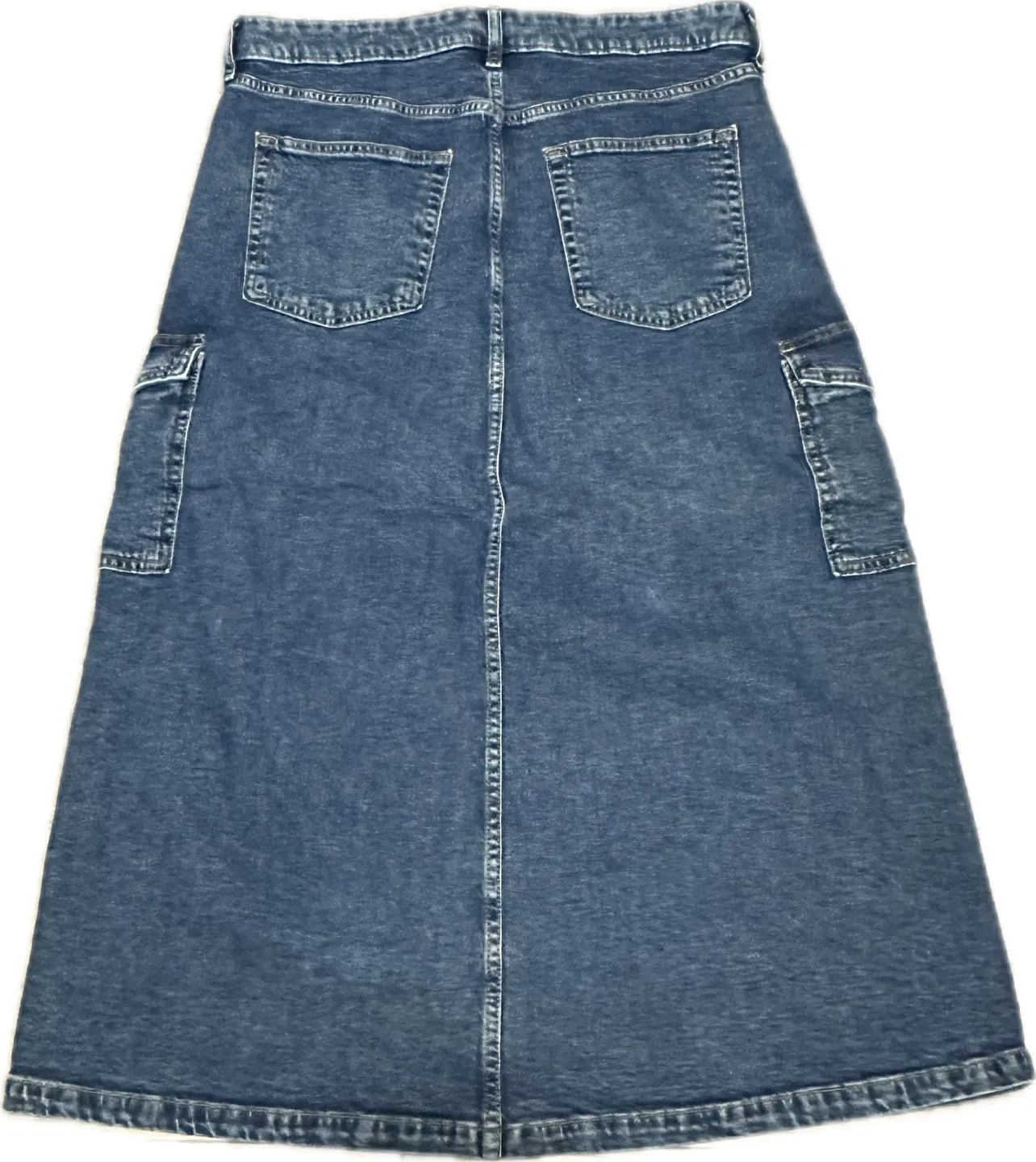 Gap Denim Cargo Maxi Skirt | Medium Indigo image indicator(6)