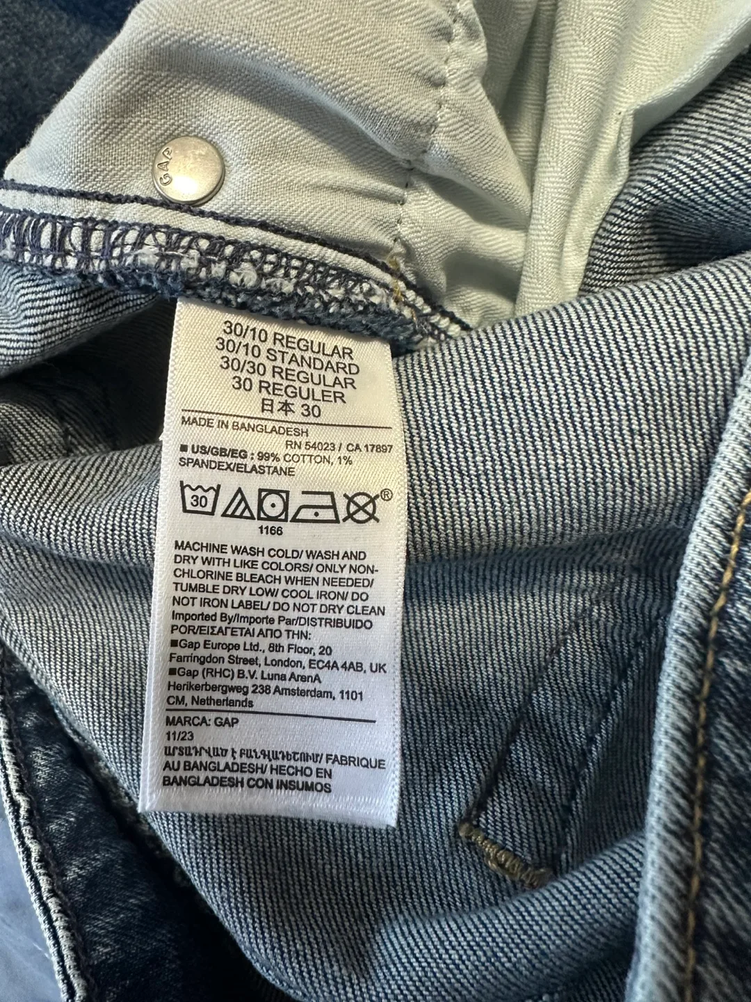 Gap Denim Cargo Maxi Skirt | Medium Indigo image indicator(9)