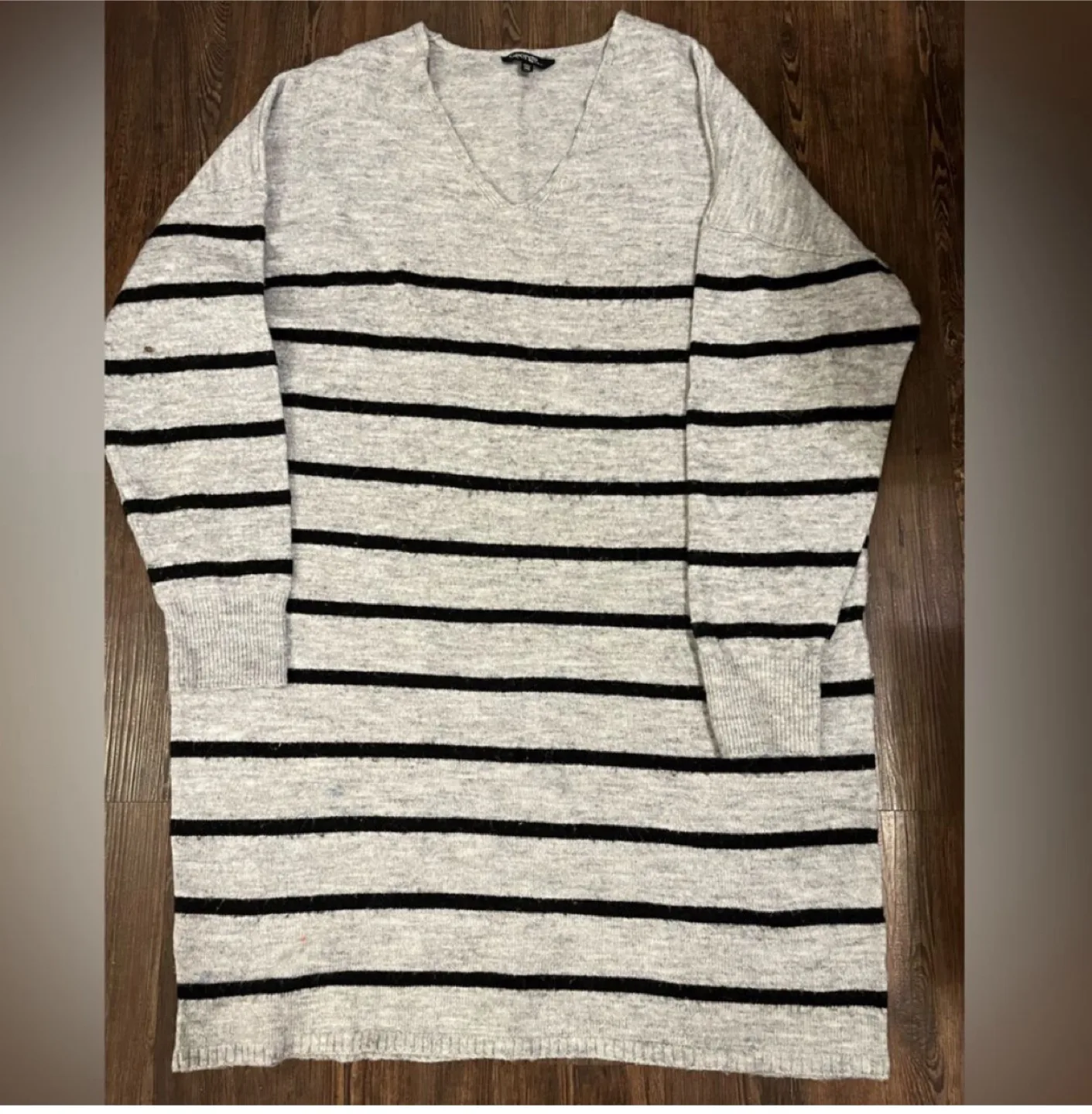 George Grey Striped Sweater Dress - XXL thumbnail