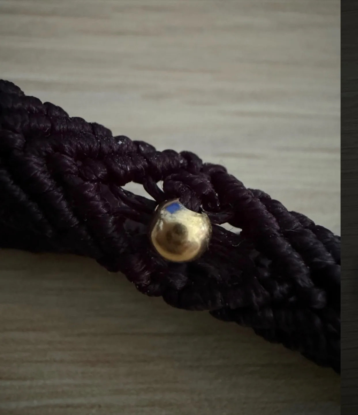 18K Gold Handmade Braided Bracelet thumbnail