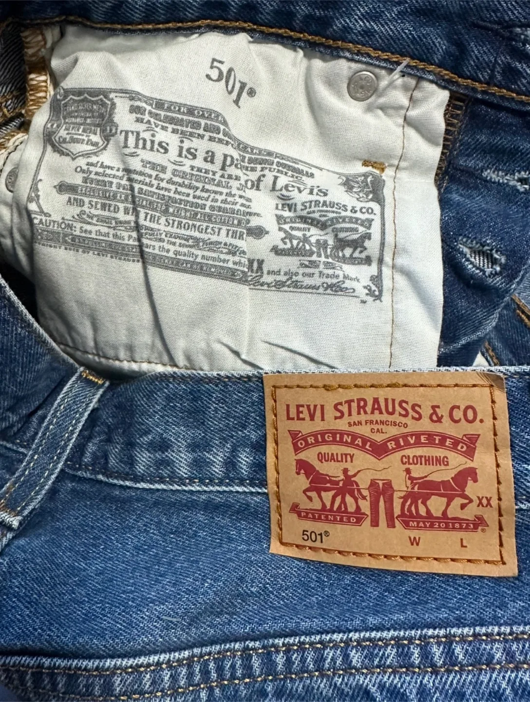 Levi’s 501 Mid Thigh Women’s Shorts | Medium Wash image indicator(10)