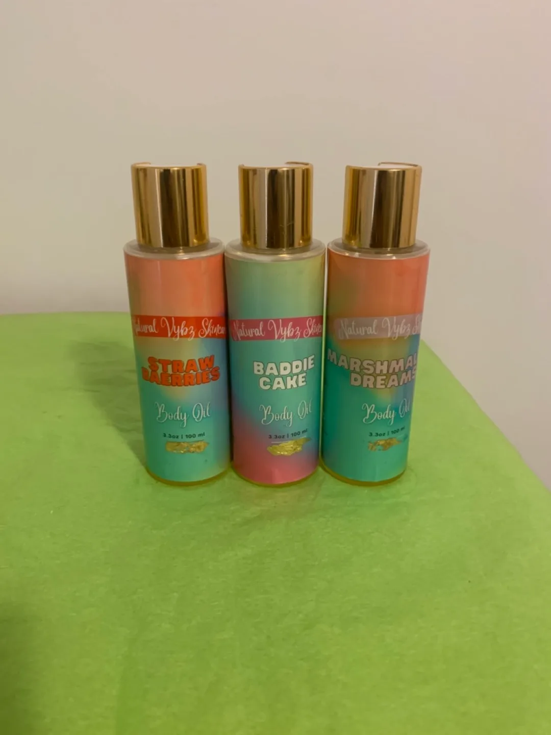 Body oils: see second picture for amount thumbnail