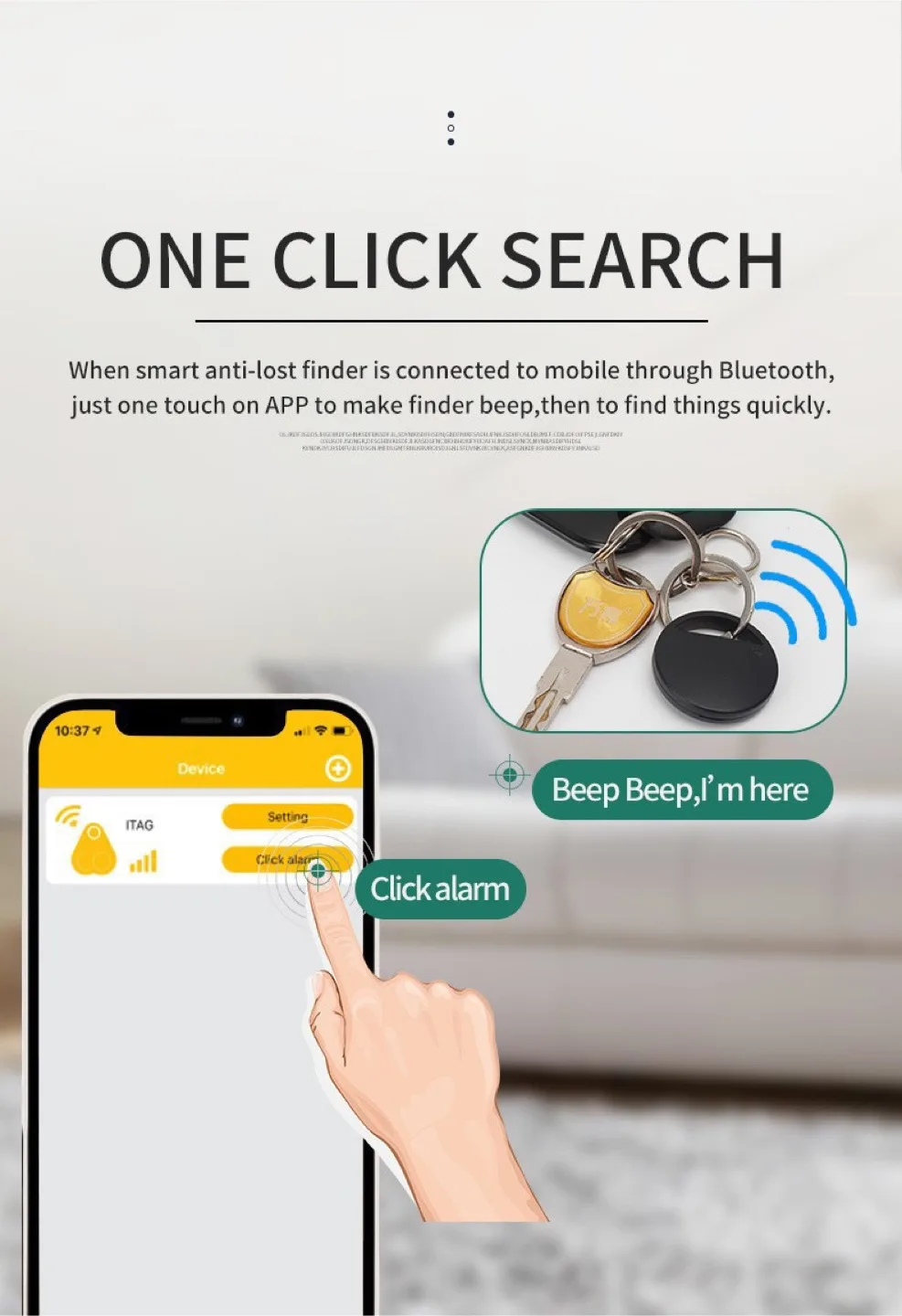 iTag Smart Anti-Lost Device image indicator(5)