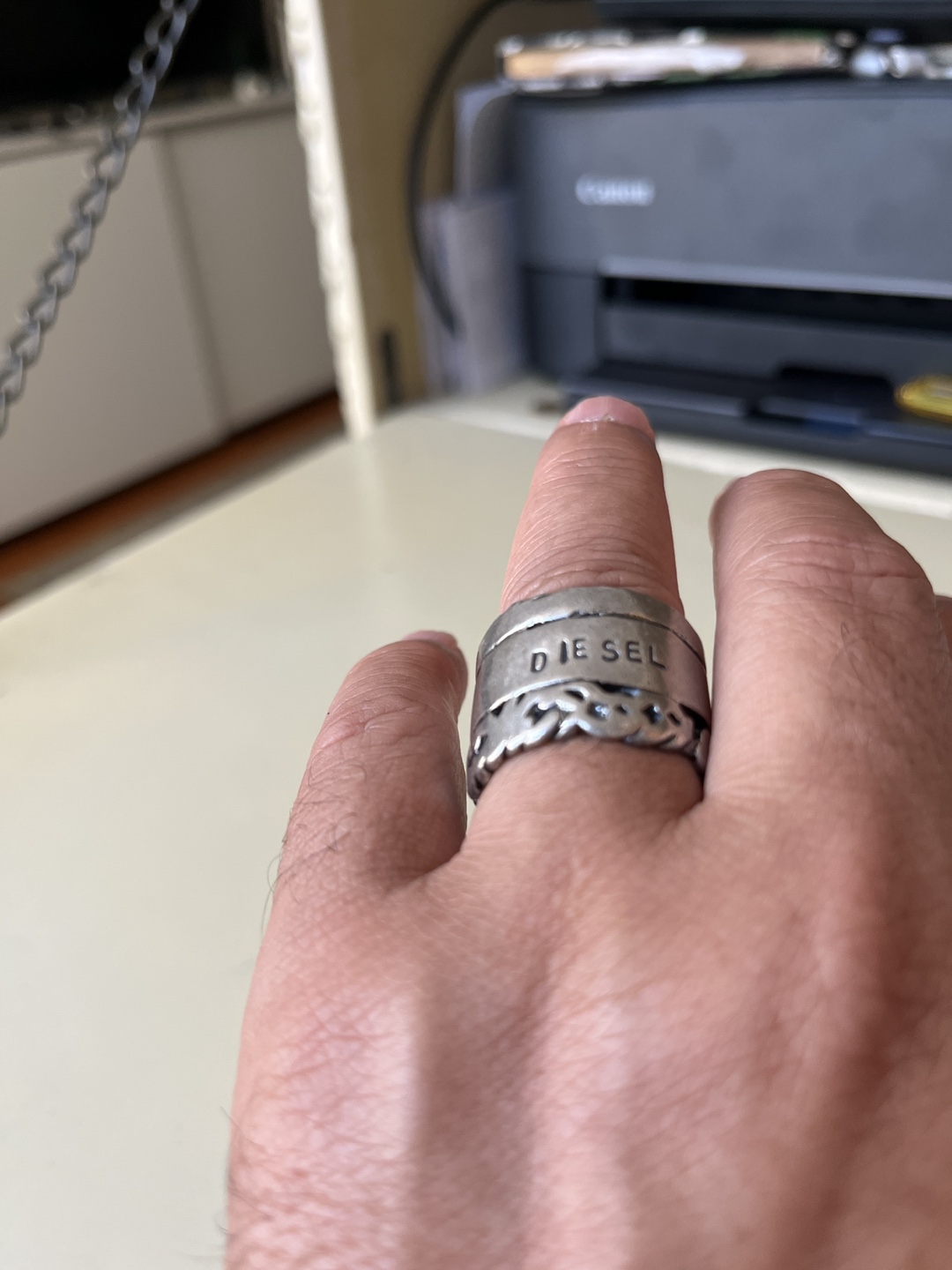 Diesel Silver Ring - photo 4