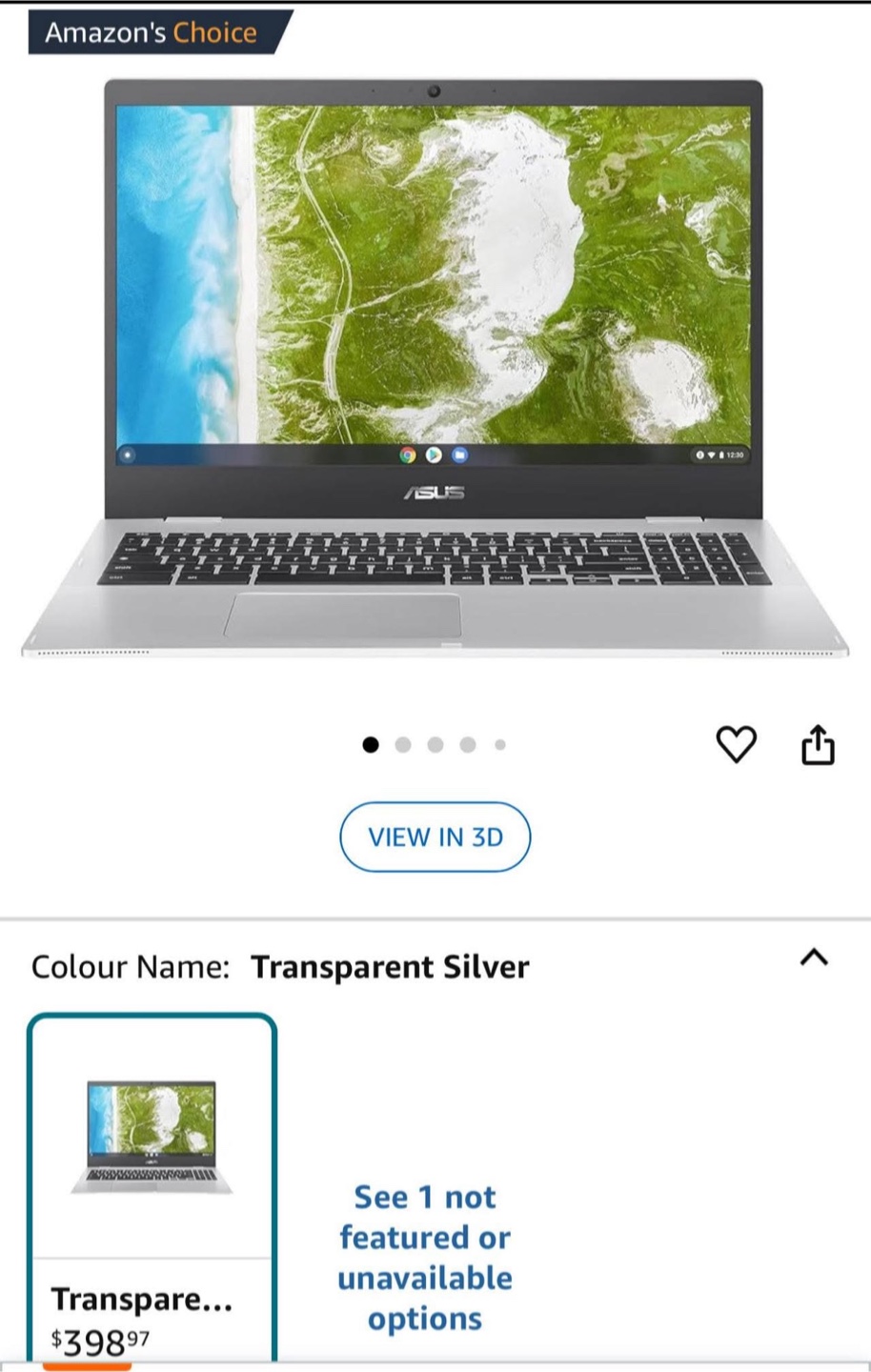 ASUS Chromebook CX1500CKASB91CB - Laptop