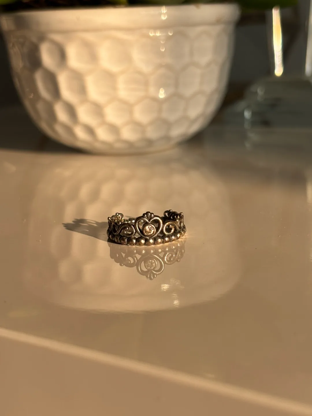 Pandora Silver Tiara Wish Ring thumbnail