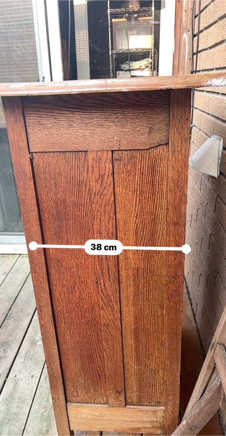 Wooden Dresser - 70cm x 38cm x 104cm - photo 4