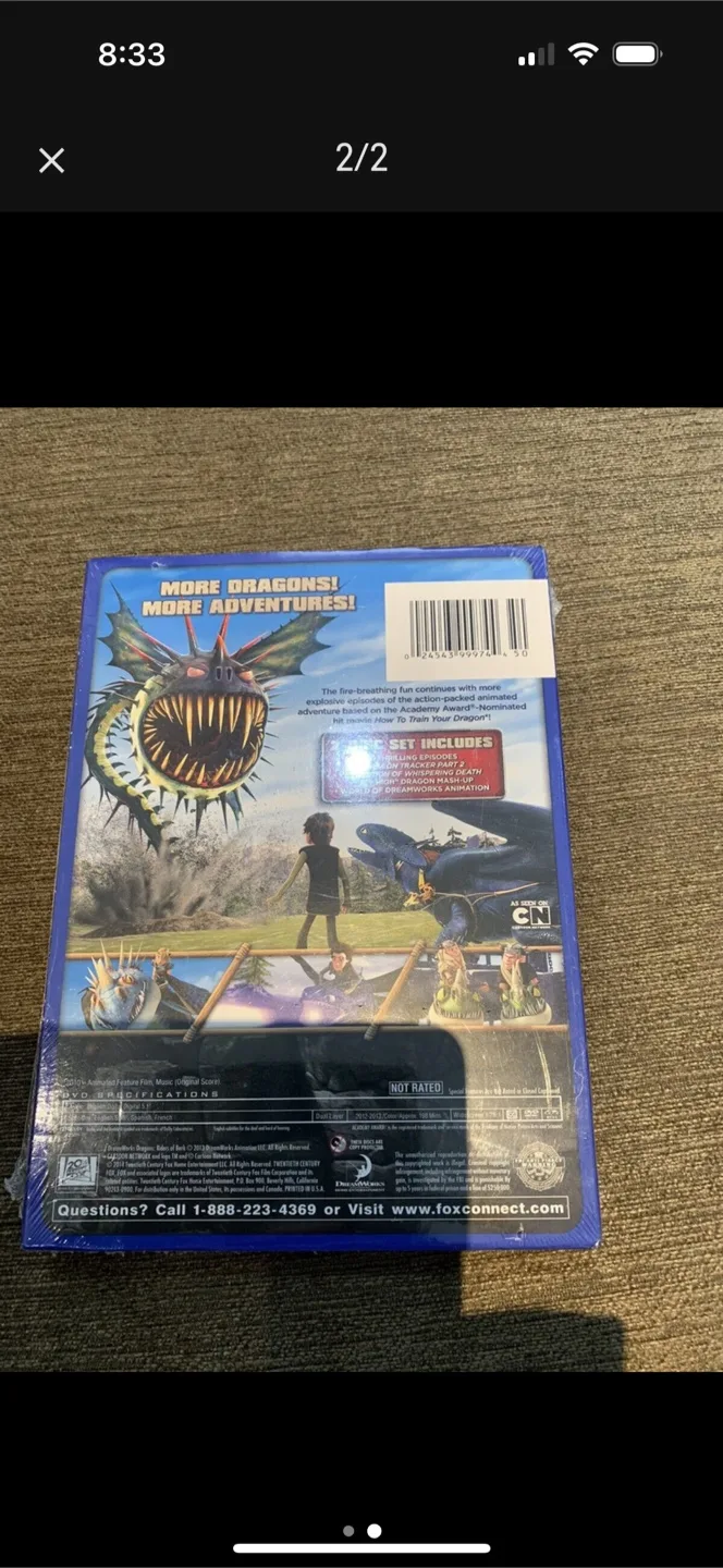 Dreamworks Dragons: Riders of Berk Part 2 DVD - New image indicator(2)