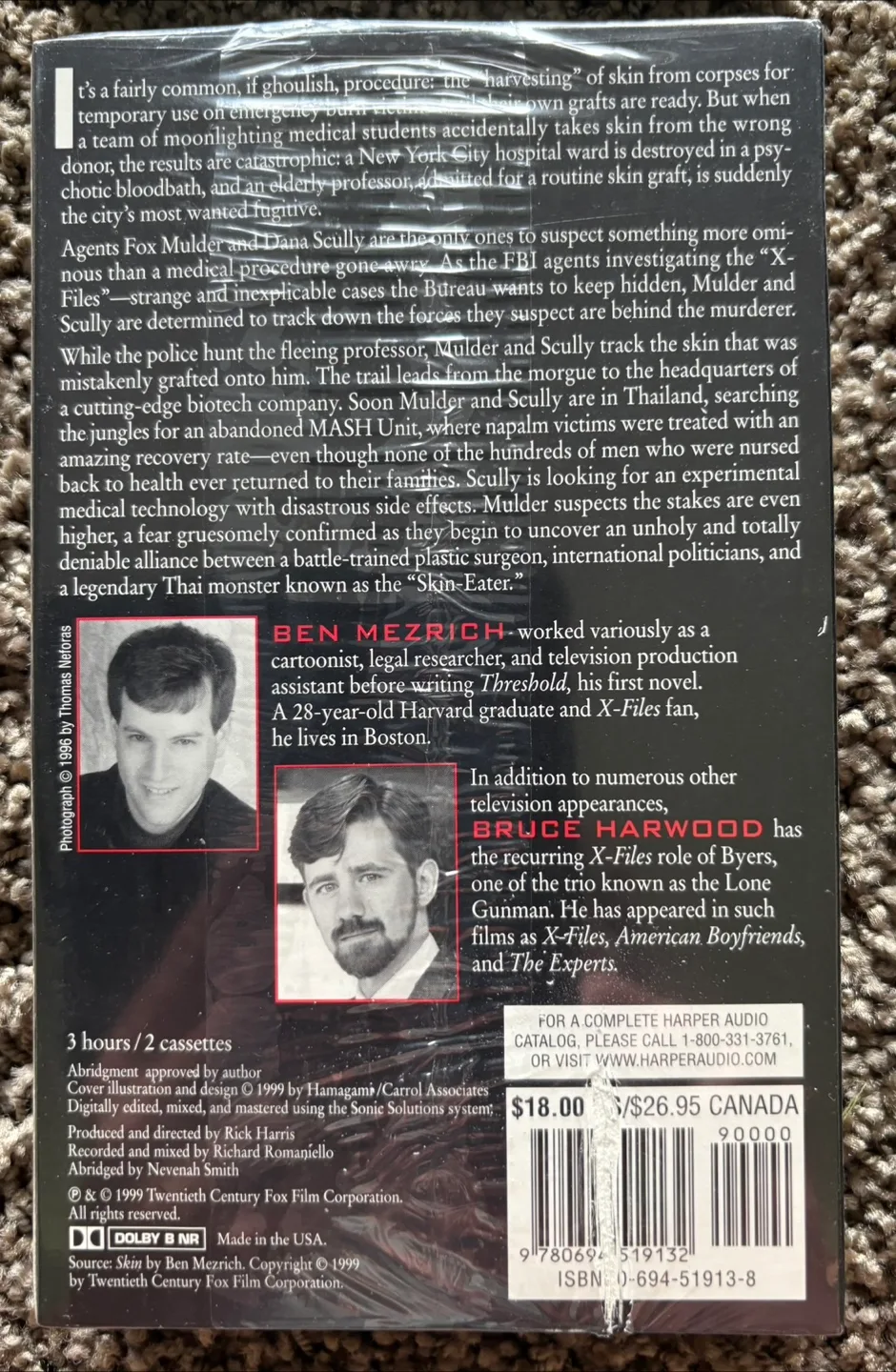 4 X-Files Audio Book Cassettes New image indicator(9)