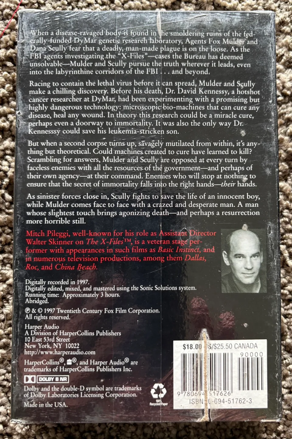 4 X-Files Audio Book Cassettes New image indicator(7)