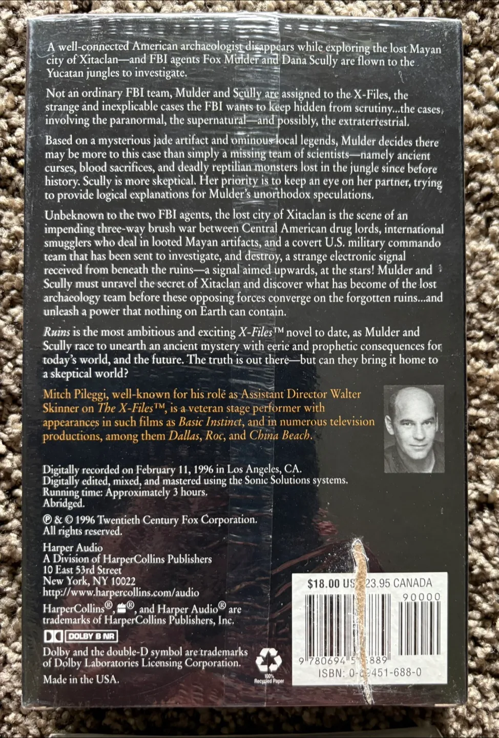 4 X-Files Audio Book Cassettes New image indicator(8)