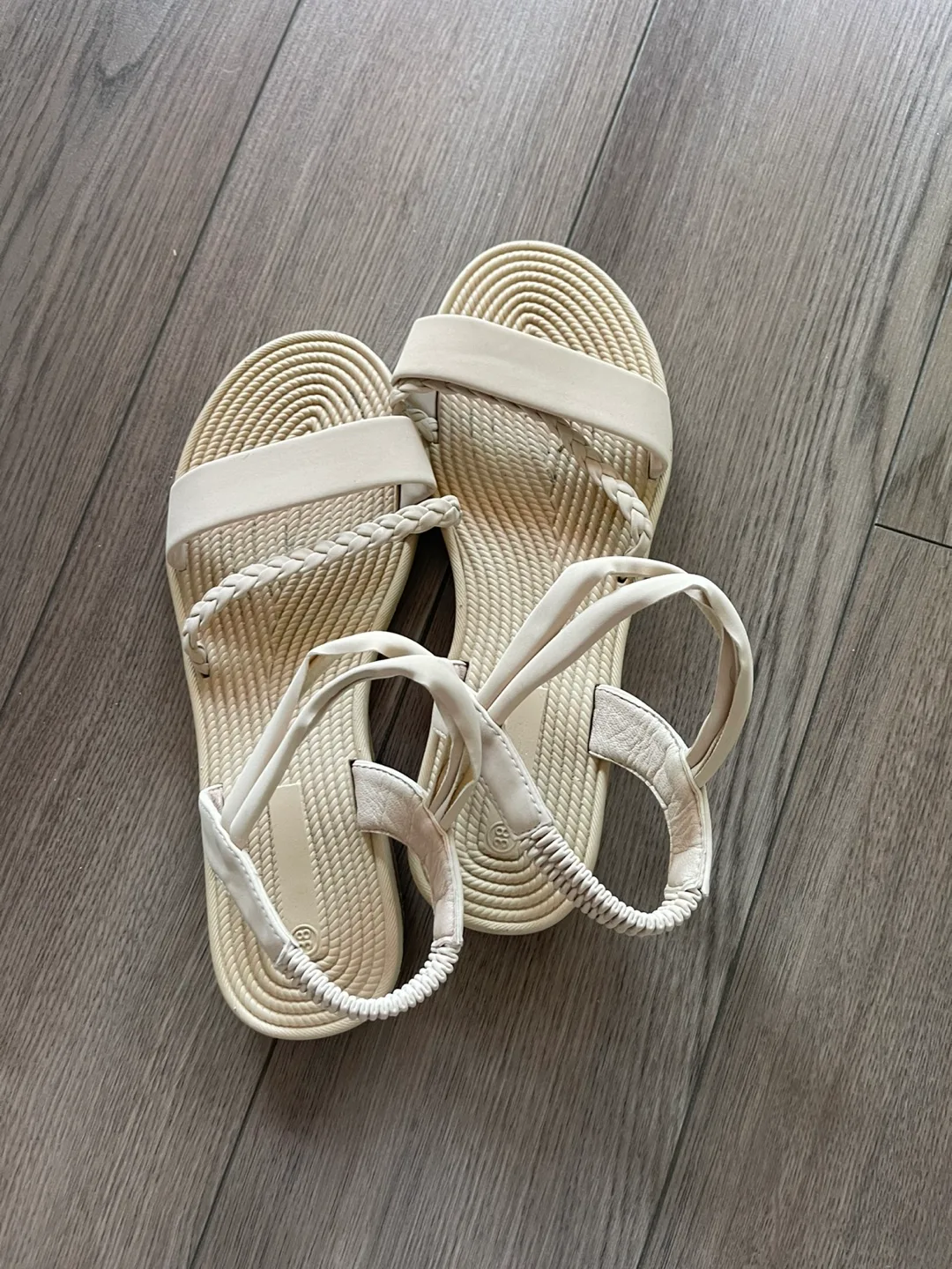 White Sandals - Size 38 thumbnail