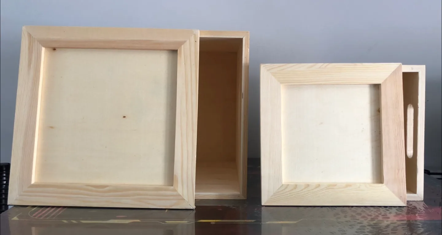 Wooden Toy Storage Boxes with Letter Decor image indicator(5)