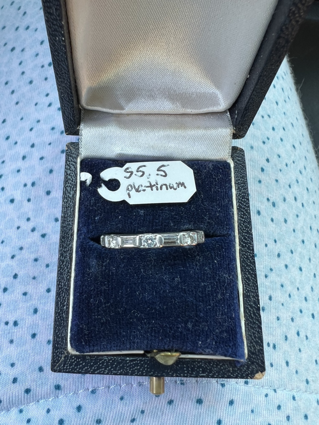 Platinum Diamond Band Ring