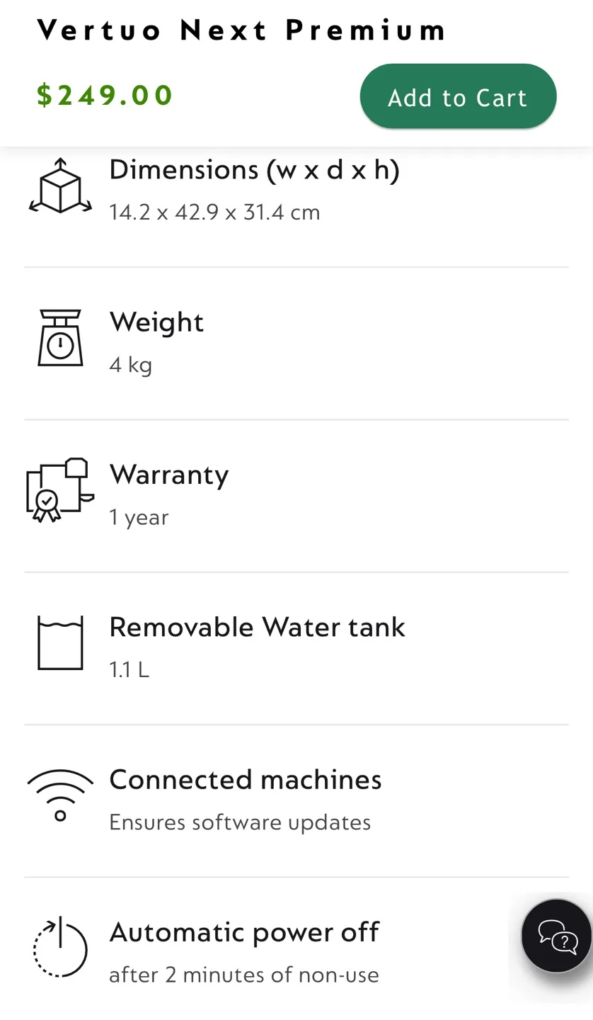 Nespresso Vertuo Next Premium — Rose Gold image indicator(4)