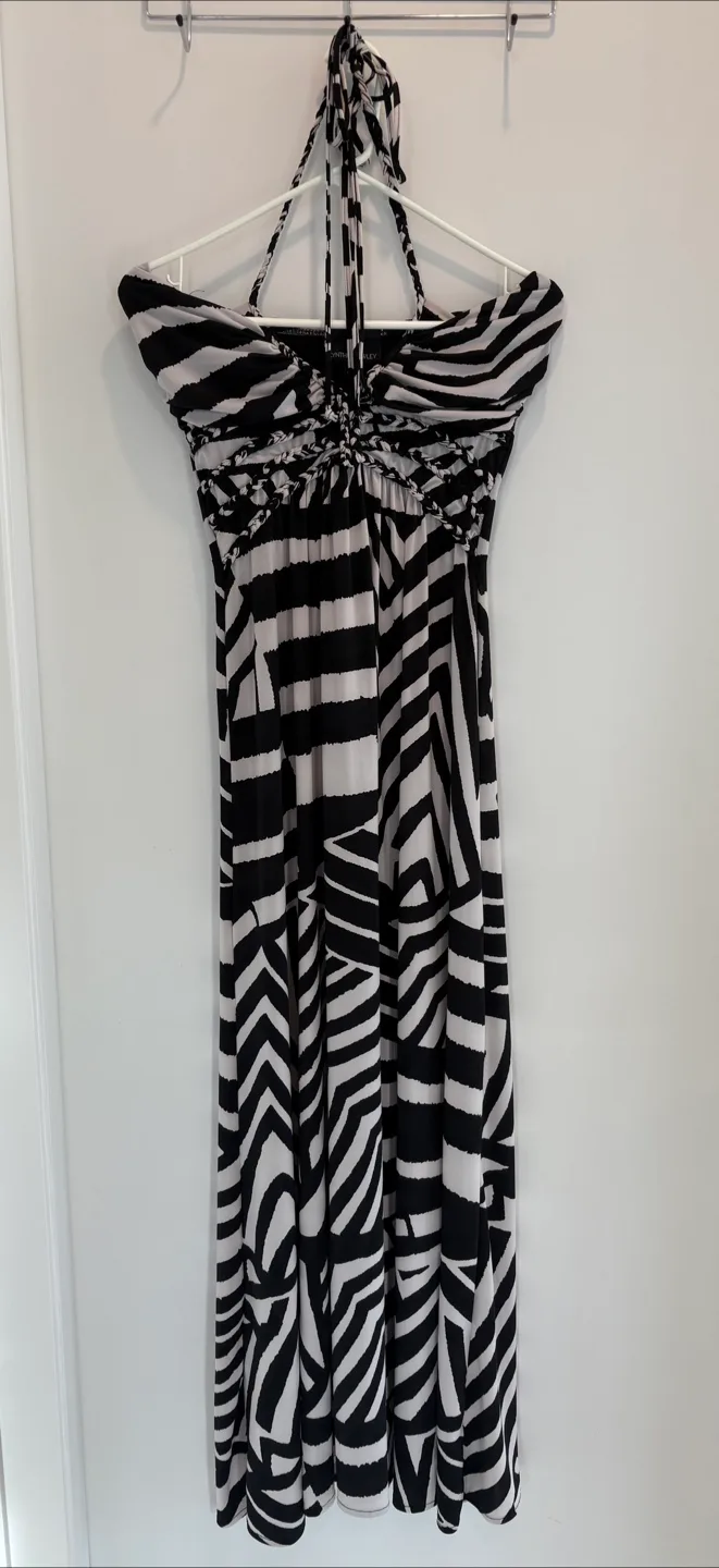 Cynthia Rowley Summer Halter Style Dress Med thumbnail