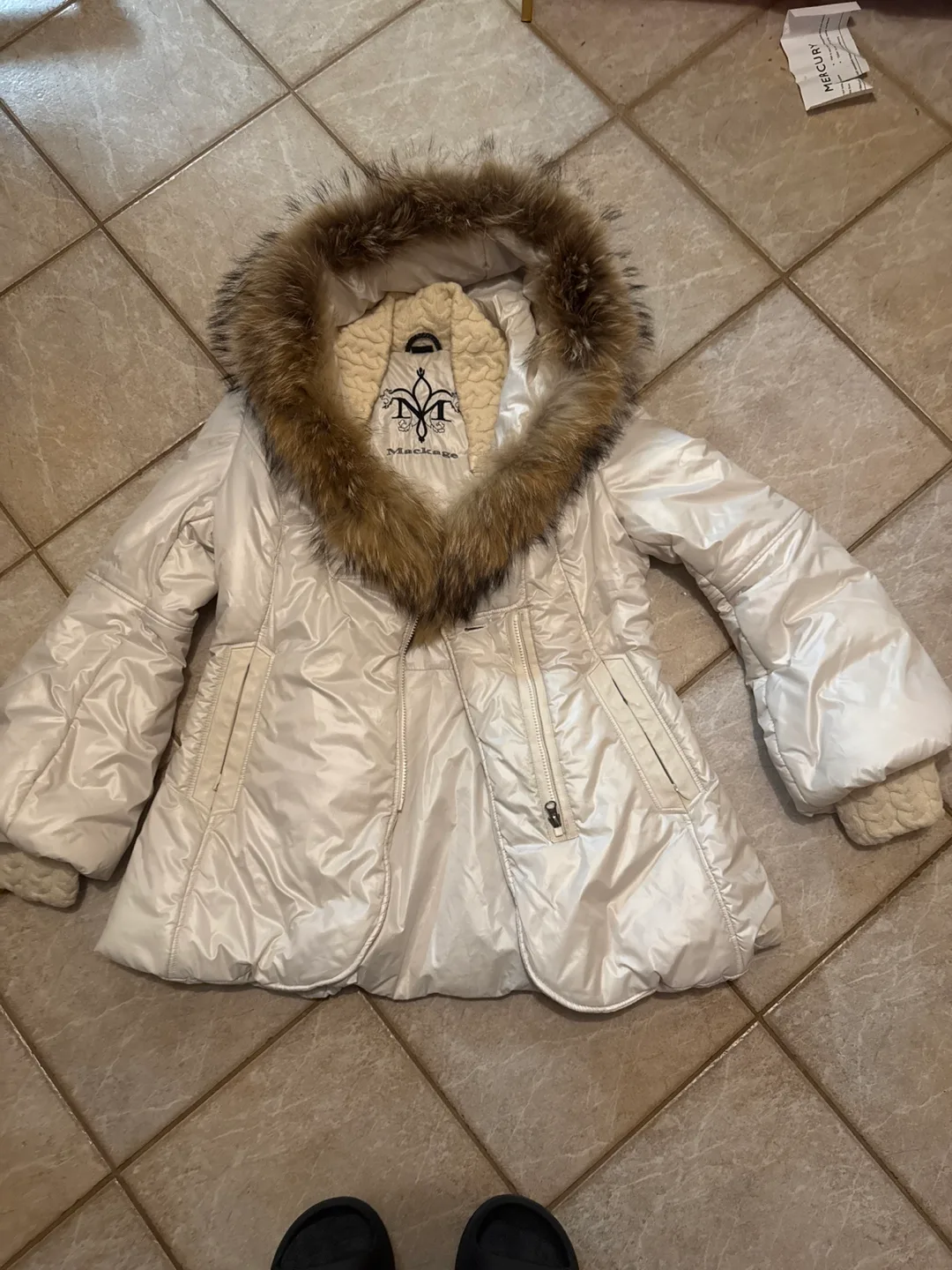 Mackage Winter Coat with Fur Hood thumbnail
