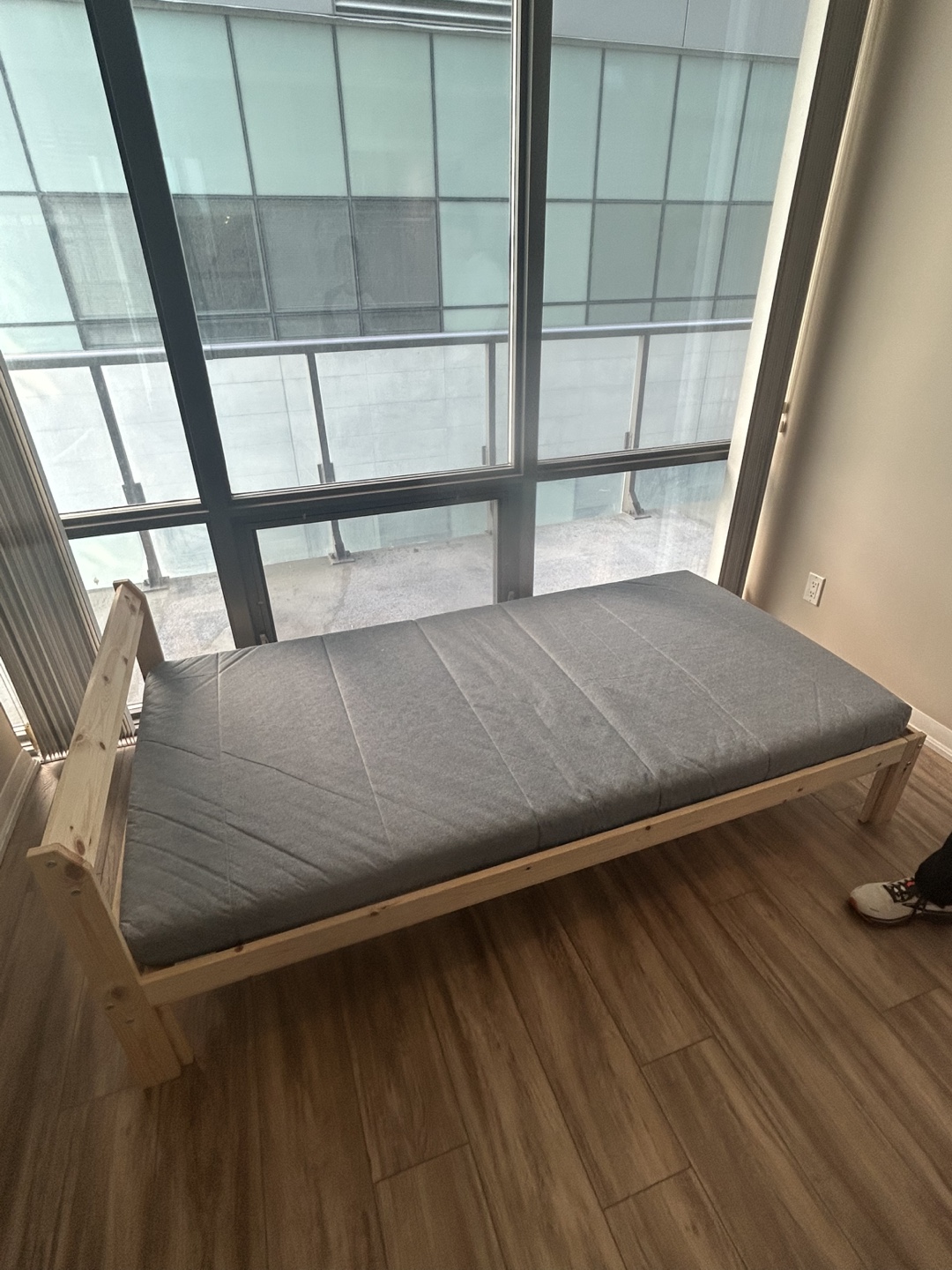 Free Twin size Bed Frame with Mattress need gone asap