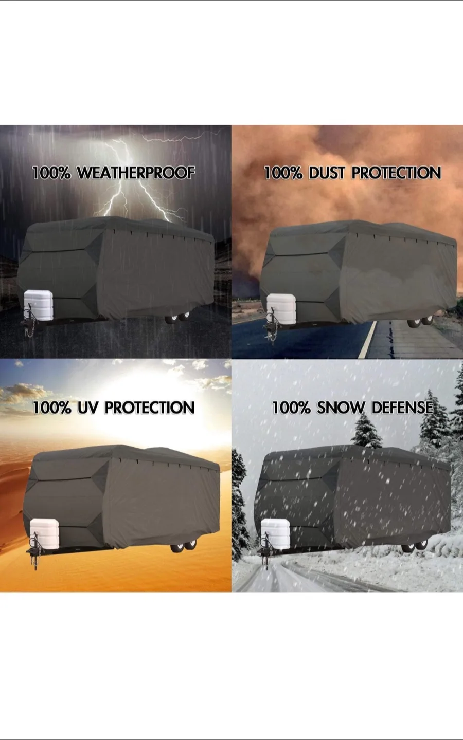 North East Harbor Travel Trailer Cover 24-27 ft image indicator(2)