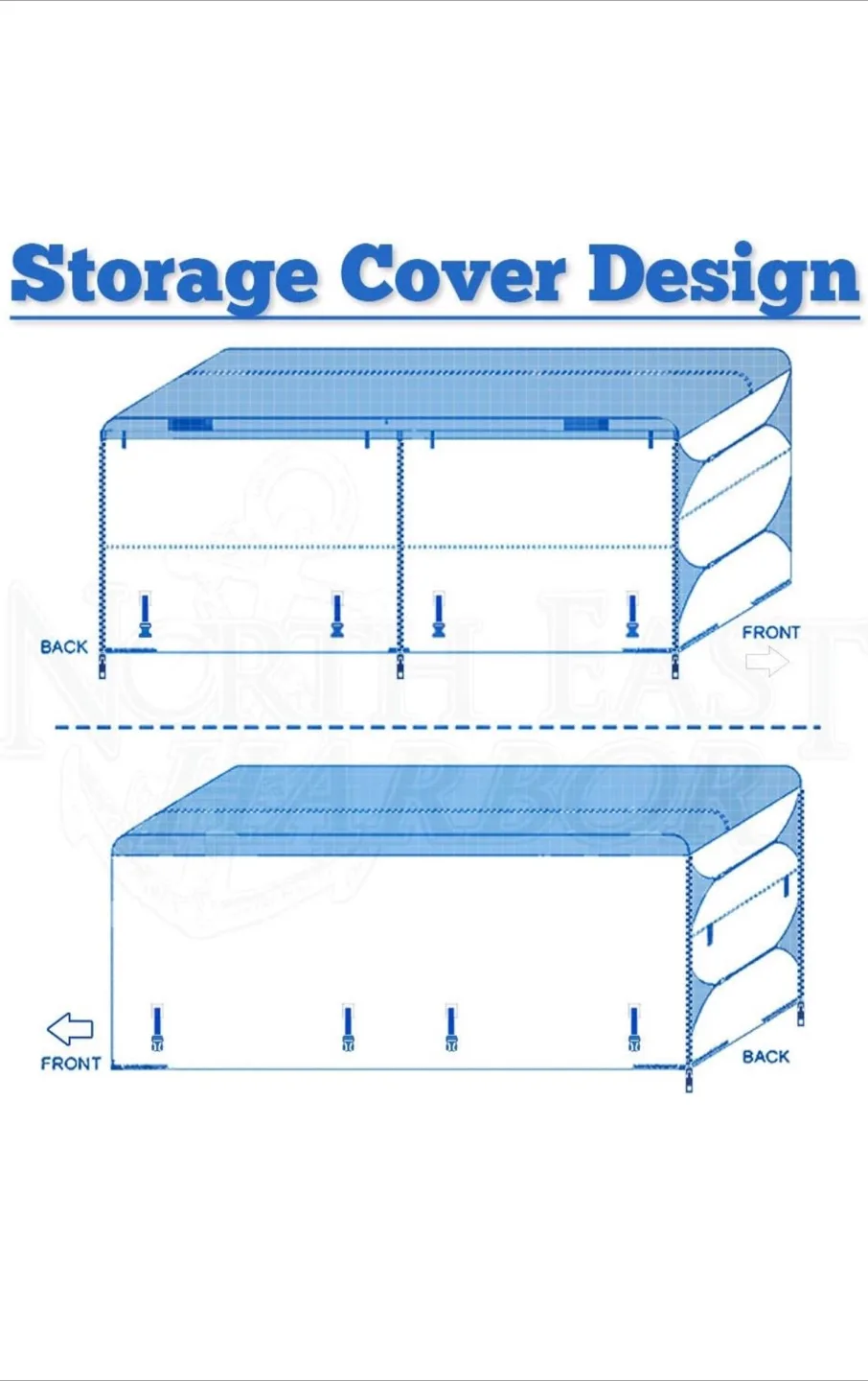 North East Harbor Travel Trailer Cover 24-27 ft image indicator(4)