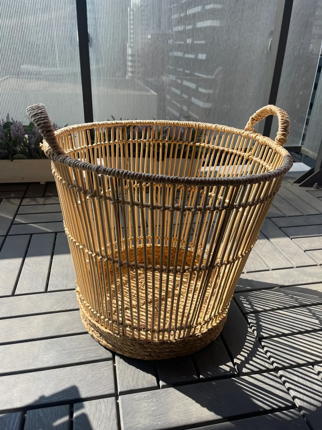 Wicker Laundry Baskets - Set of 2 thumbnail