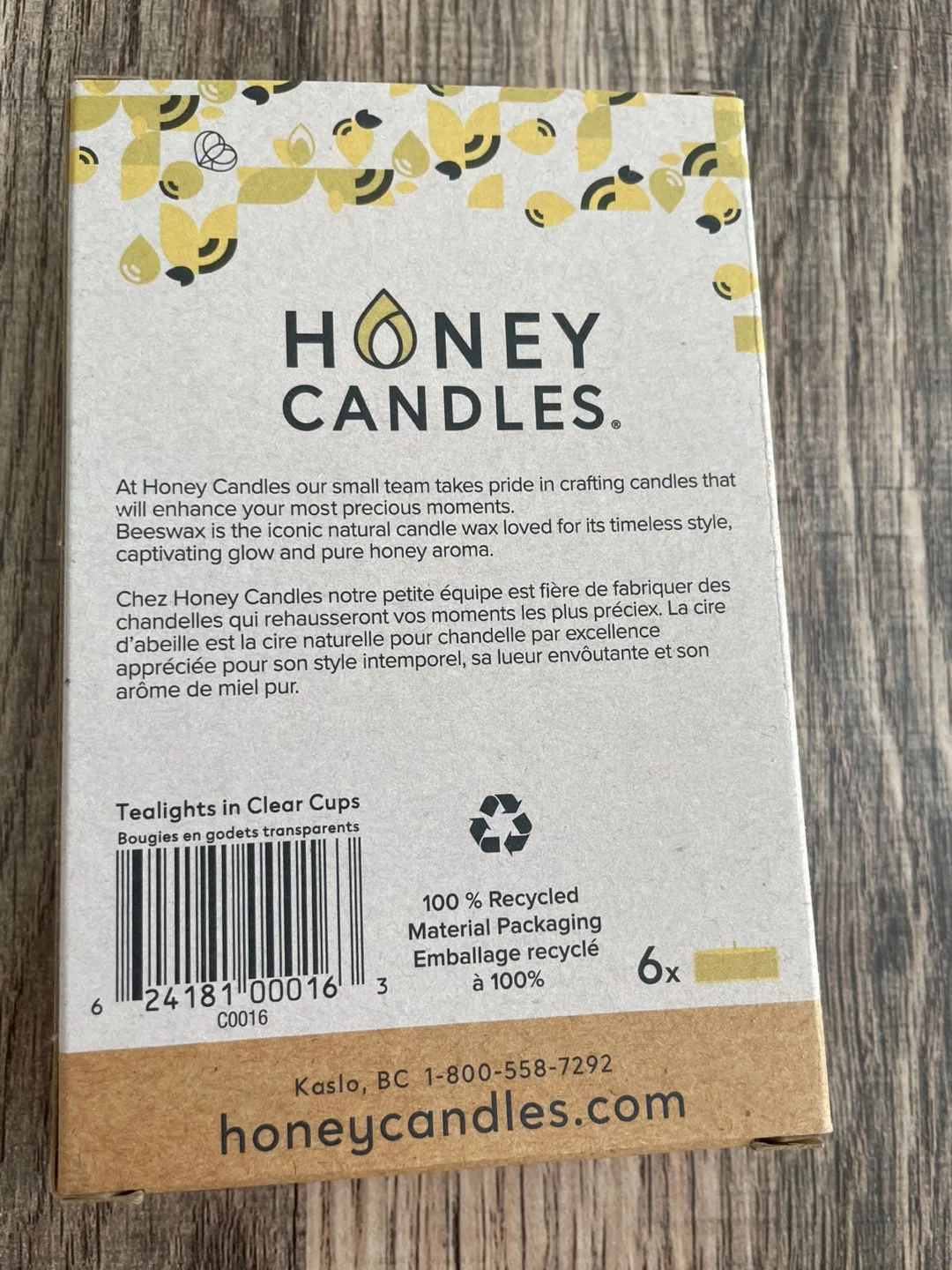 Honey Candles Star Selenite Candle Holder + Tealights image indicator(5)