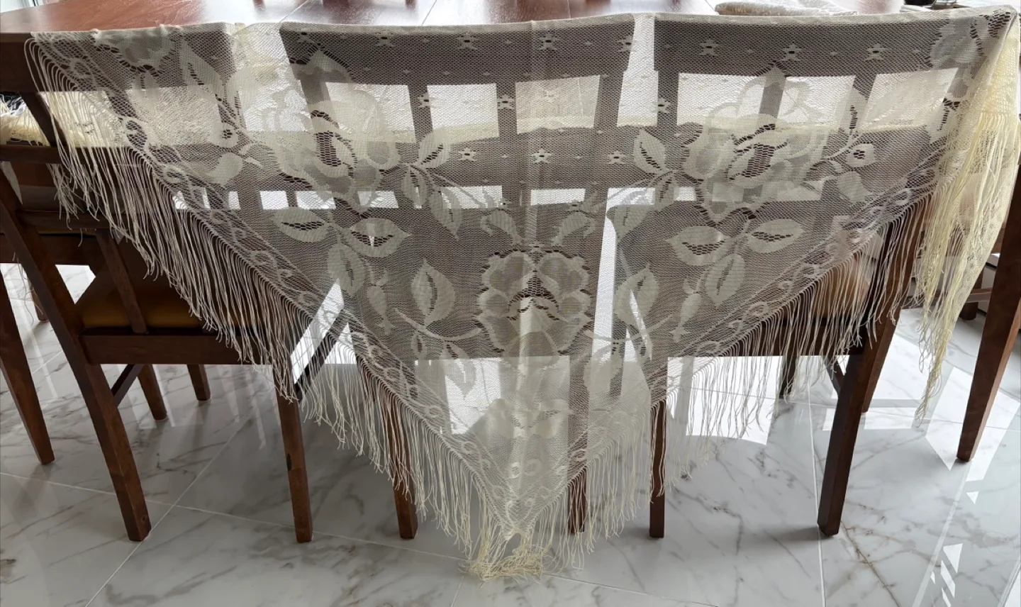 4 Summer Shalls black sparkle, white & ecru image indicator(3)