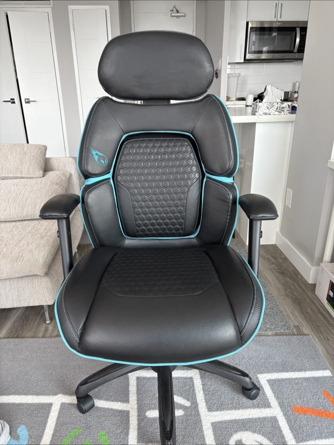 DPS Centurion Gaming Chair - Black & Blue