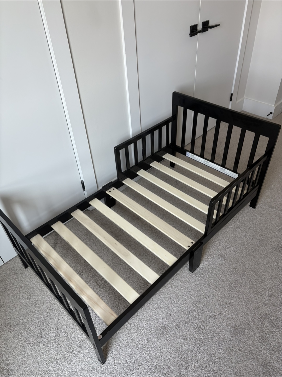 Black Toddler Bed Frame - photo 2