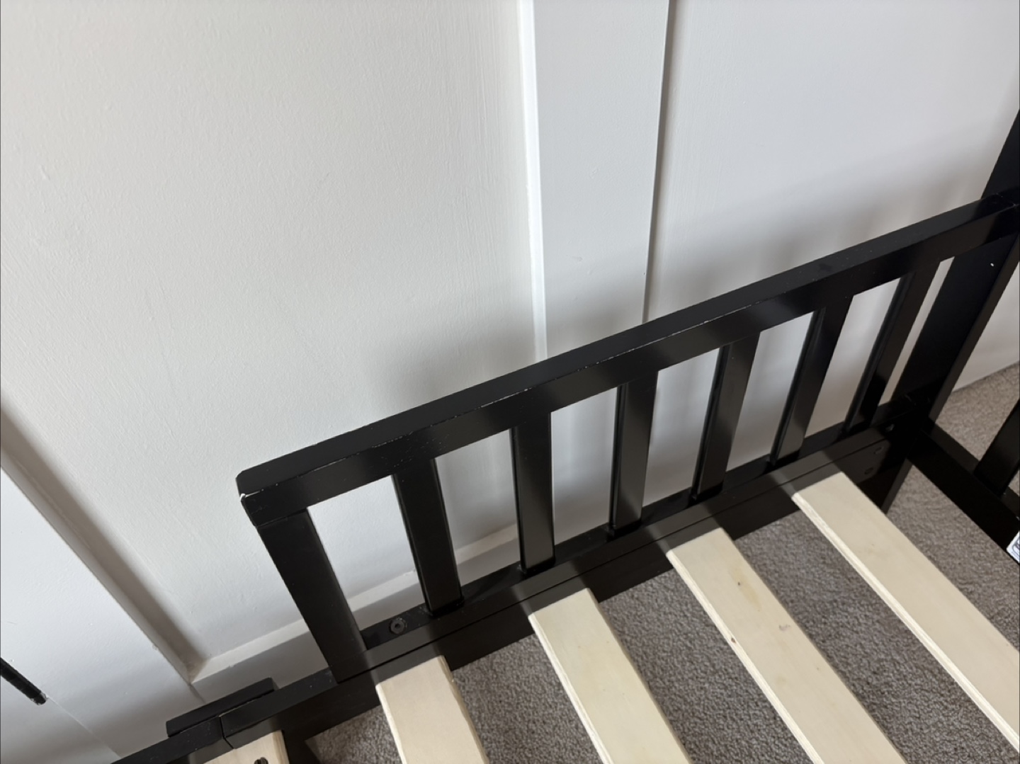 Black Toddler Bed Frame - photo 4