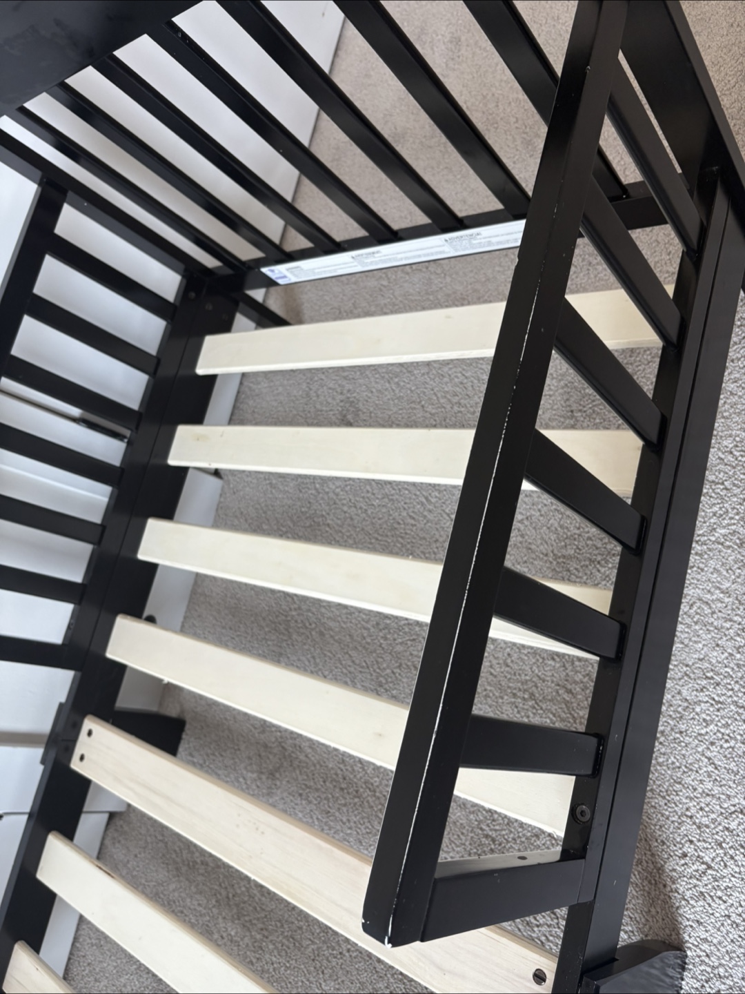 Black Toddler Bed Frame - photo 3