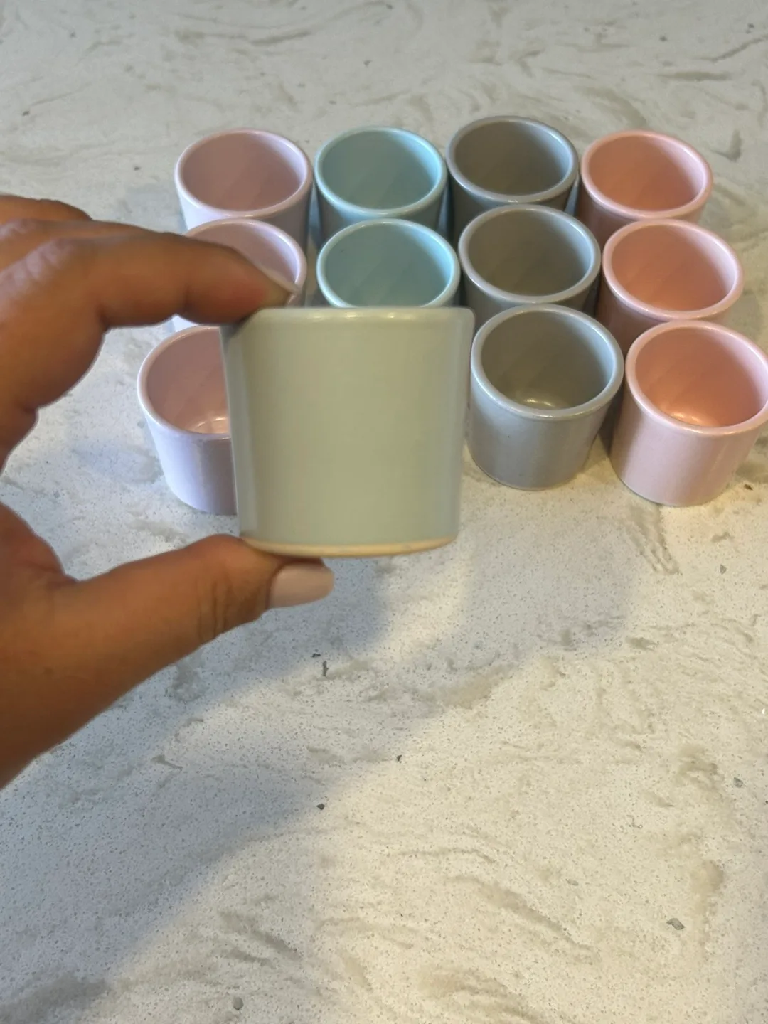 Set of Small Ceramic Cups image indicator(4)