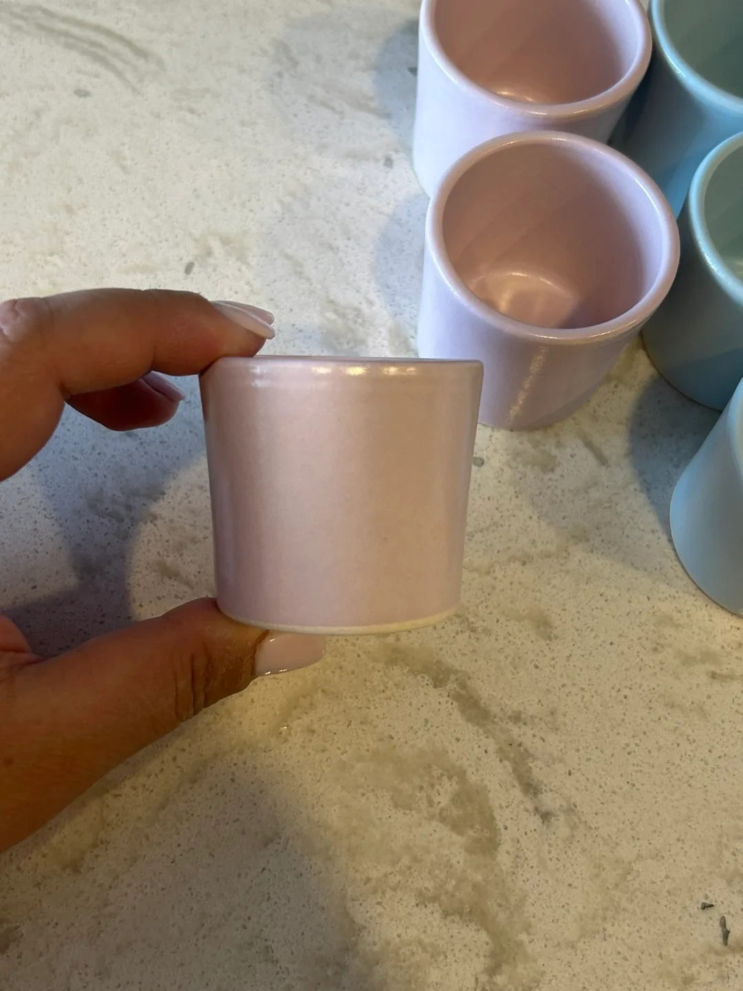 Set of Small Ceramic Cups image indicator(3)