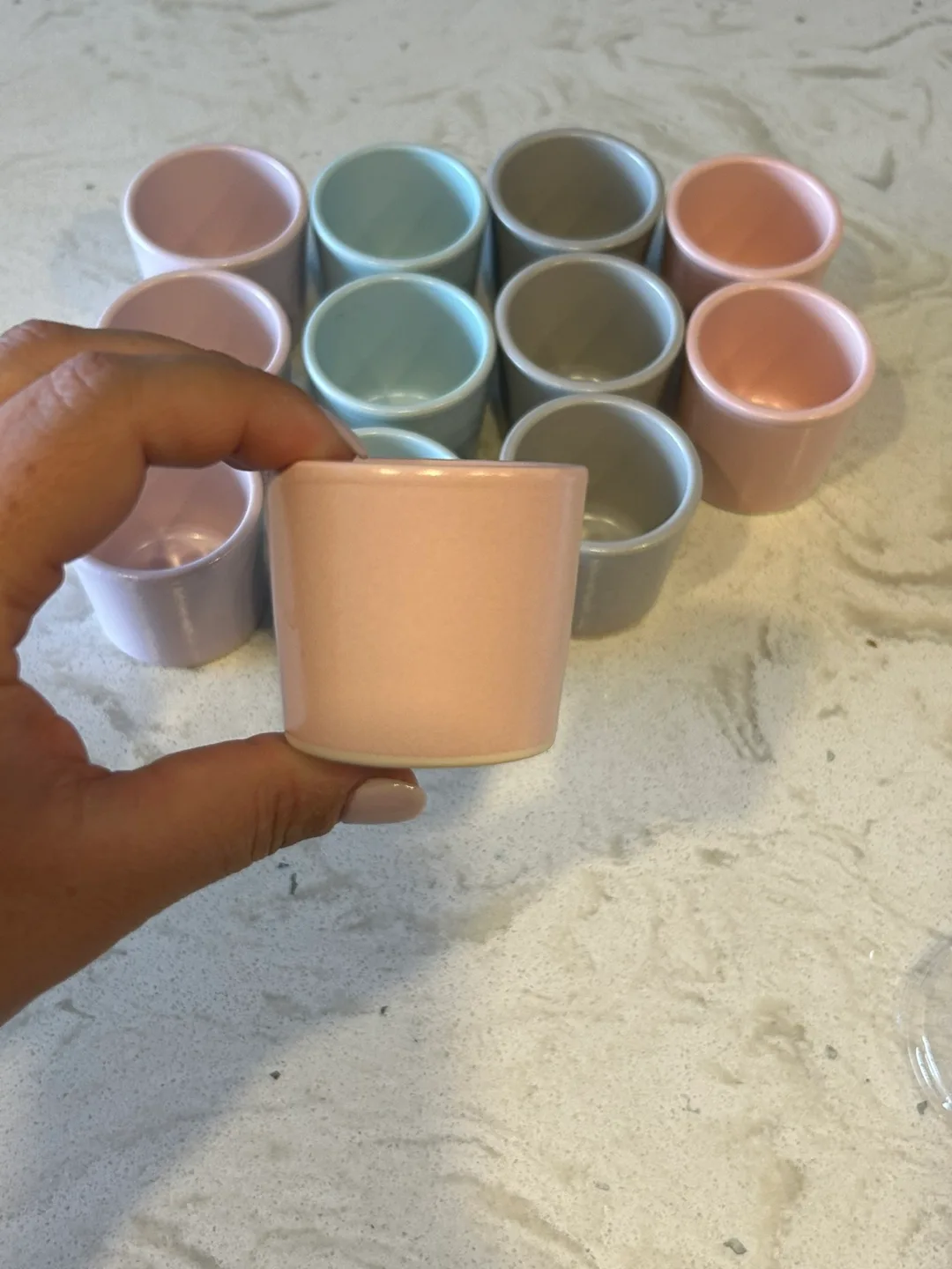 Set of Small Ceramic Cups image indicator(6)