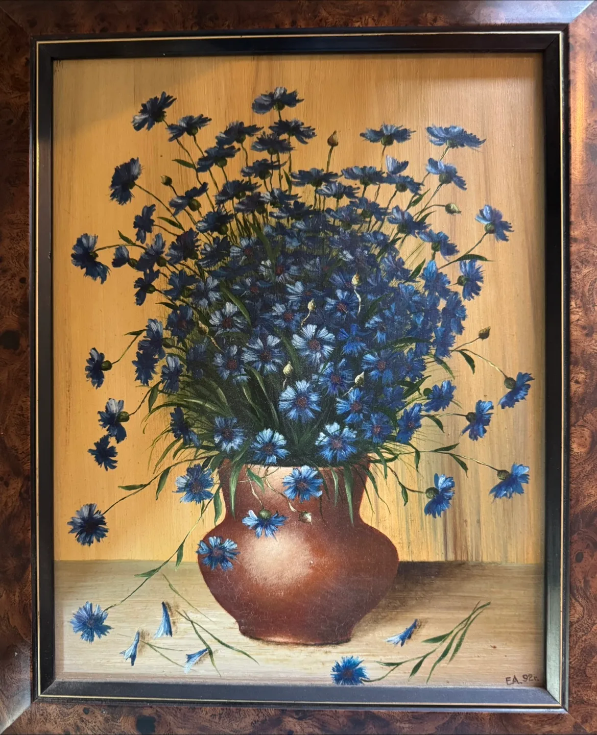 original oil painting in frame thumbnail