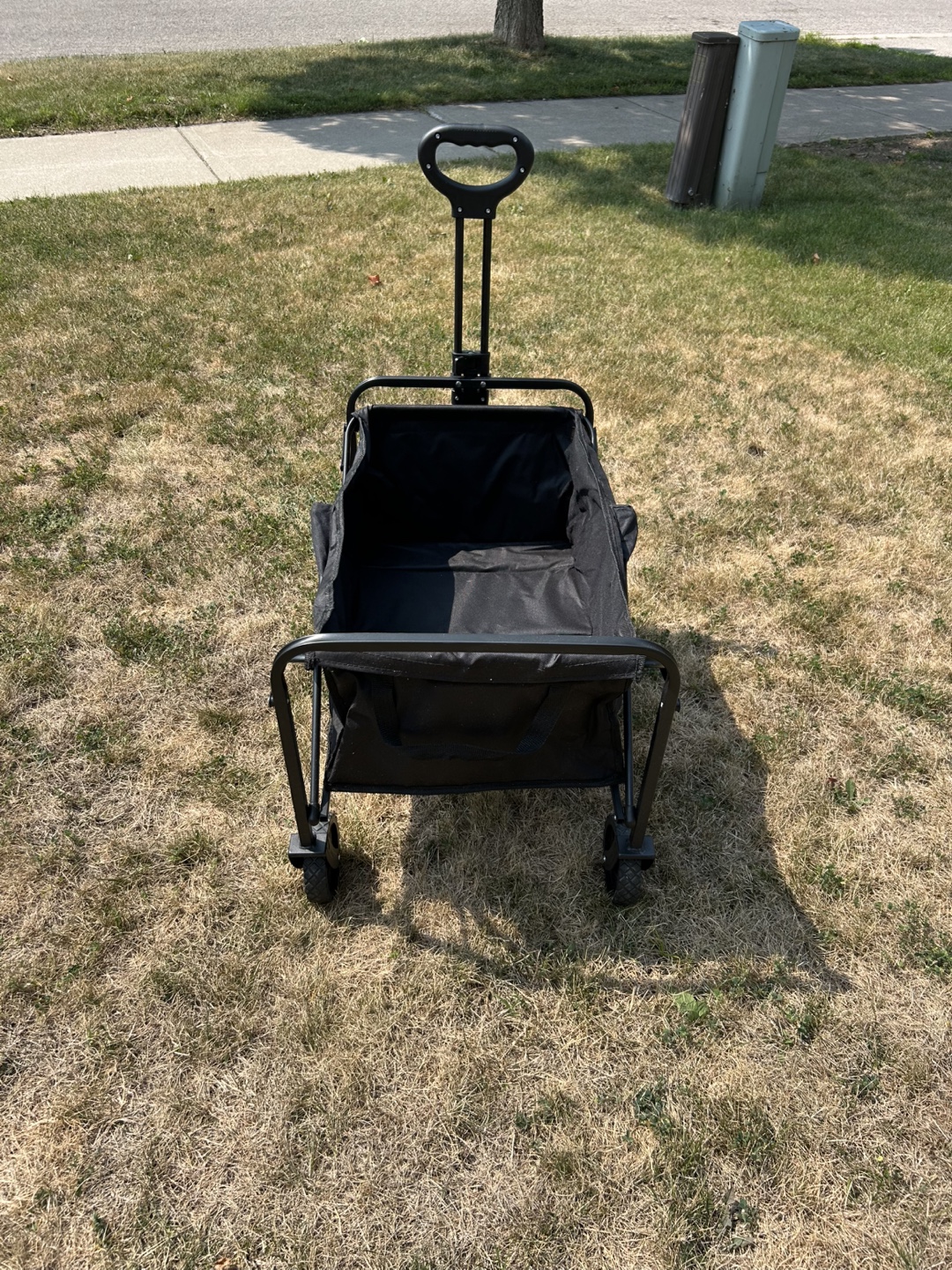 Collapsible Outdoor Utility Wagon, Black, 27" wide - photo 3