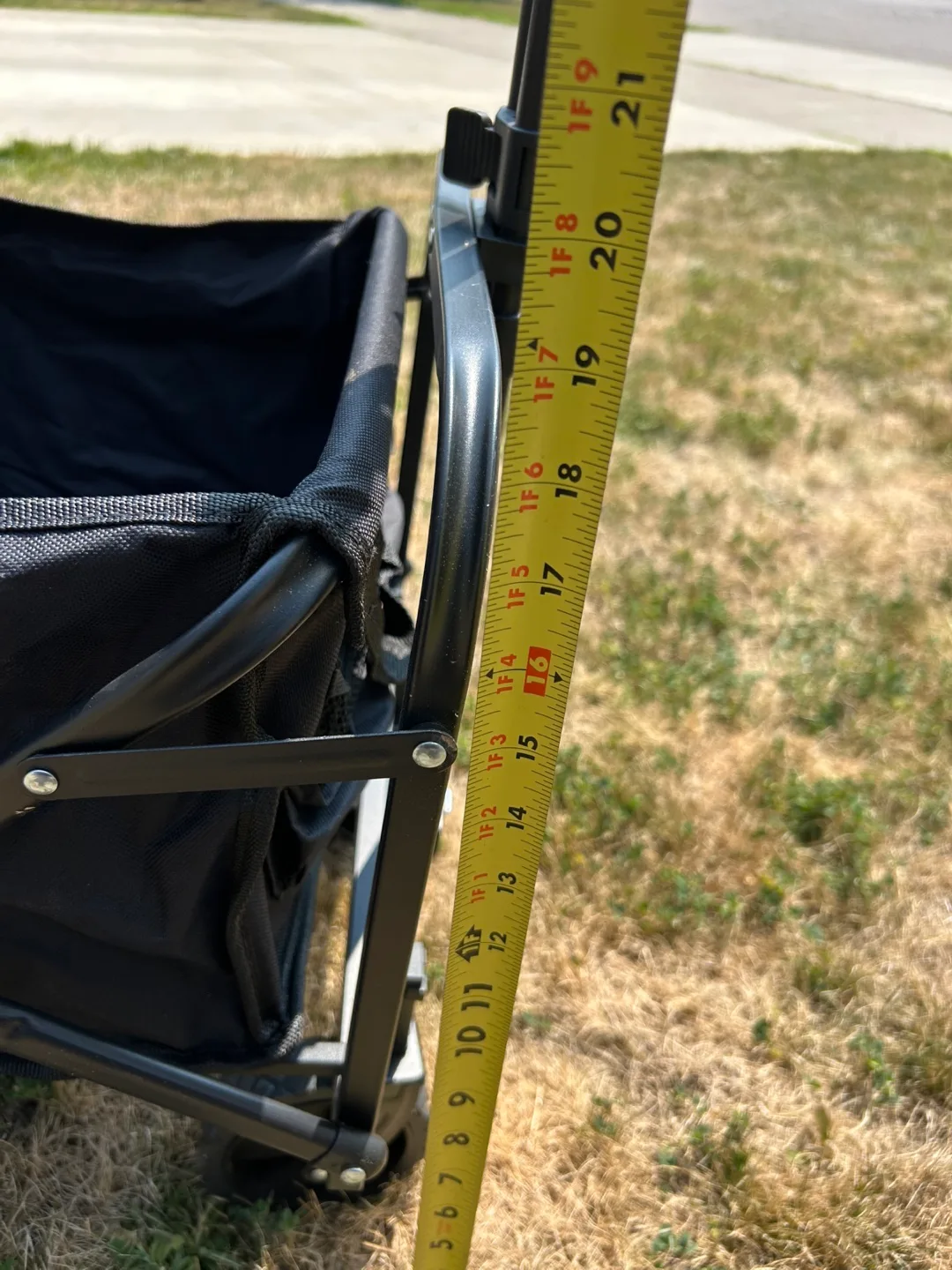 Collapsible Outdoor Utility Wagon, Black, 27" wide image indicator(6)