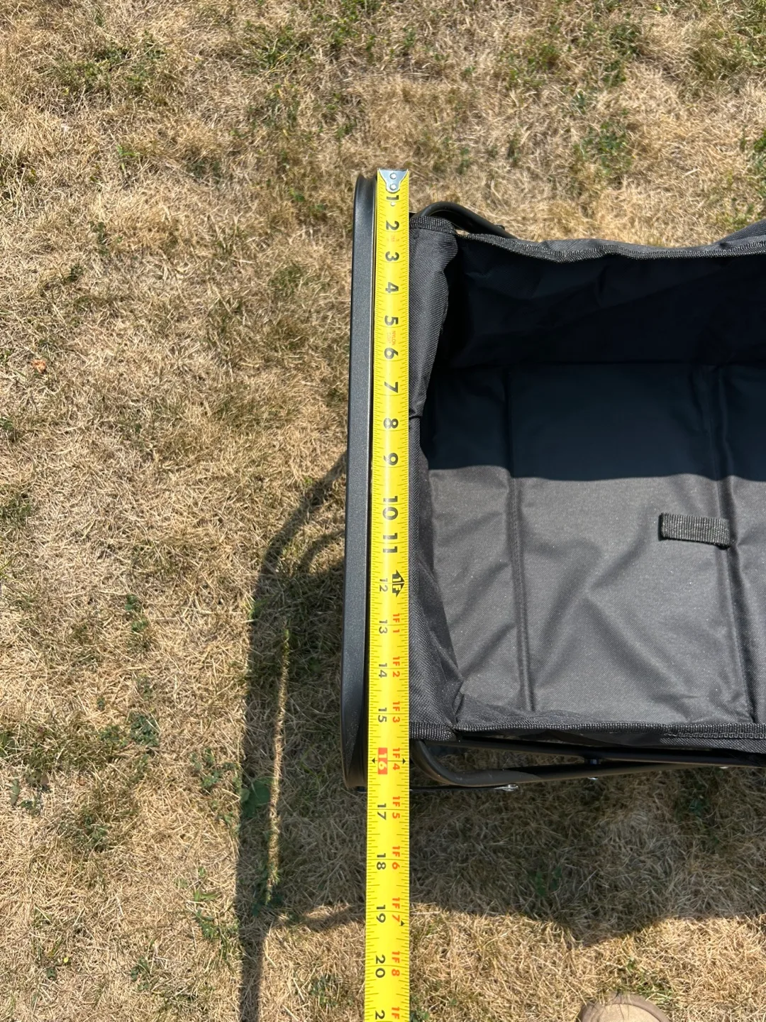 Collapsible Outdoor Utility Wagon, Black, 27" wide image indicator(7)