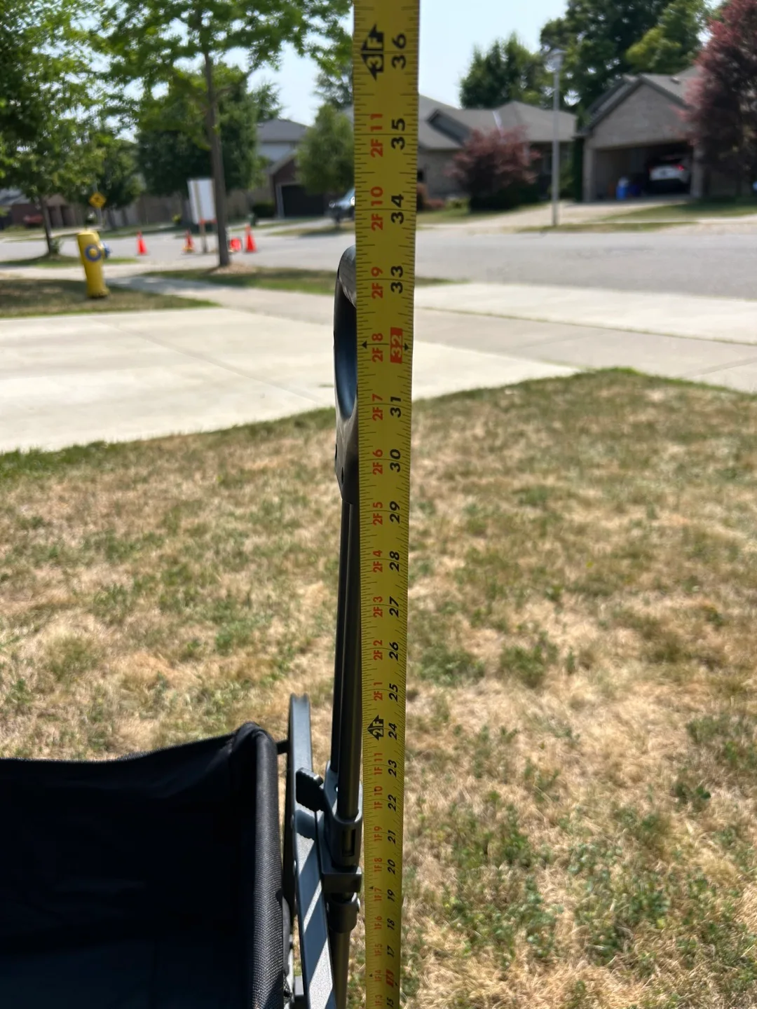 Collapsible Outdoor Utility Wagon, Black, 27" wide image indicator(8)