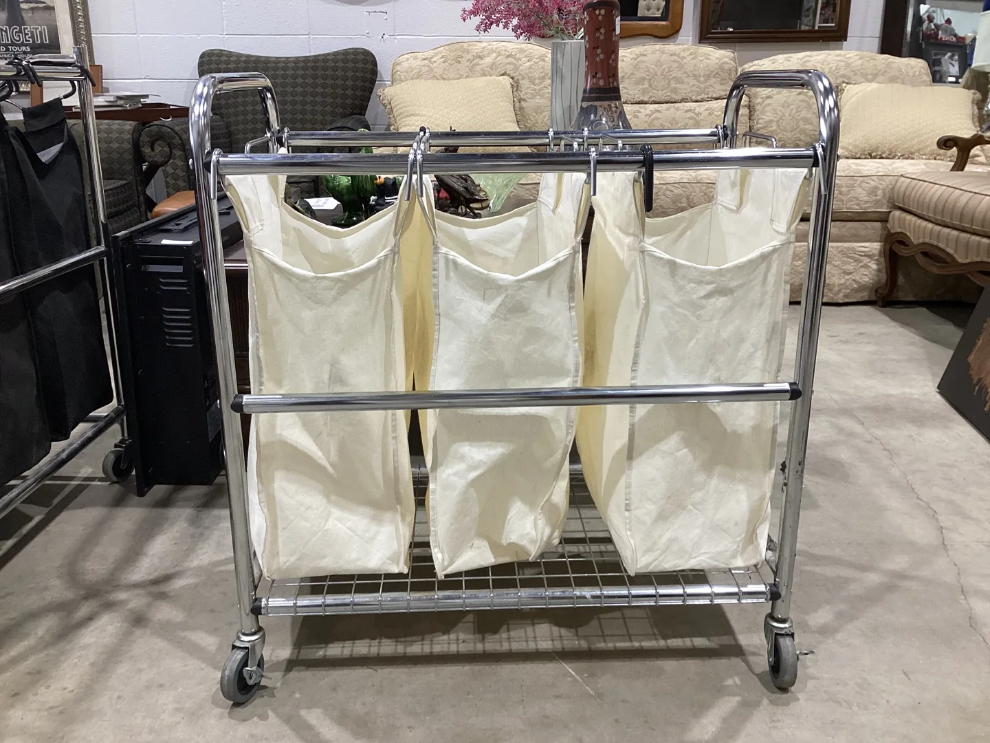 Rolling Laundry Sorter Cart thumbnail